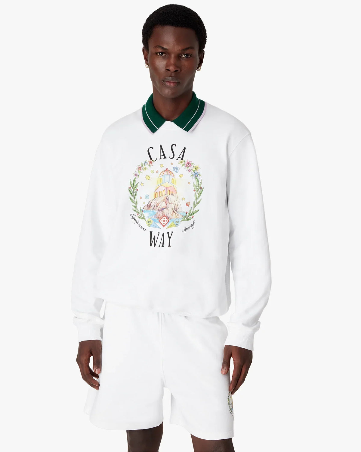 Casa Way Crew Neck Sweatshirt | Casablanca Paris | Image 4