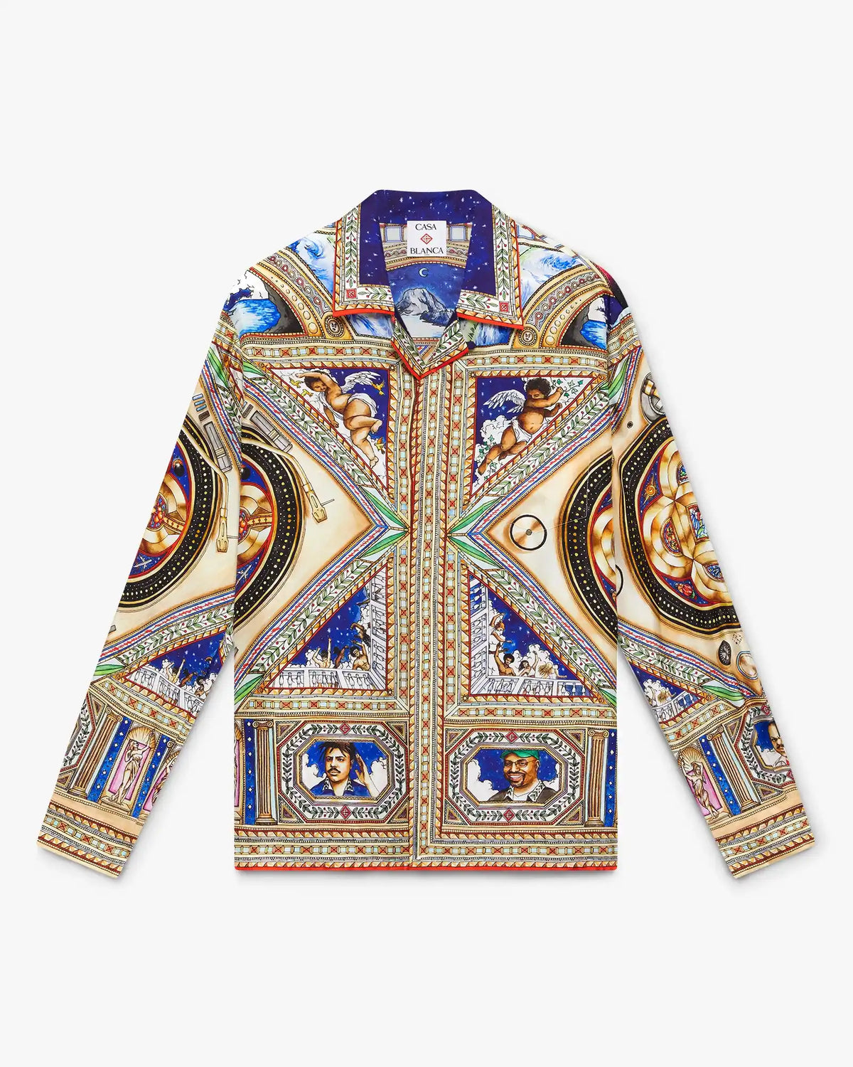 Plafond Orne De Musique Long Sleeve Silk Shirt | Casablanca Paris | Image 1
