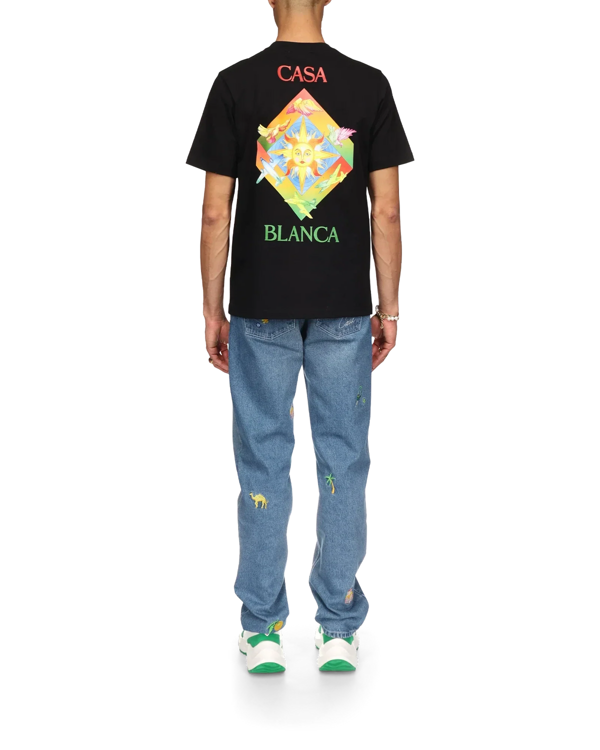 Les Elements Short Sleeve T-Shirt | Casablanca Paris | Image 3