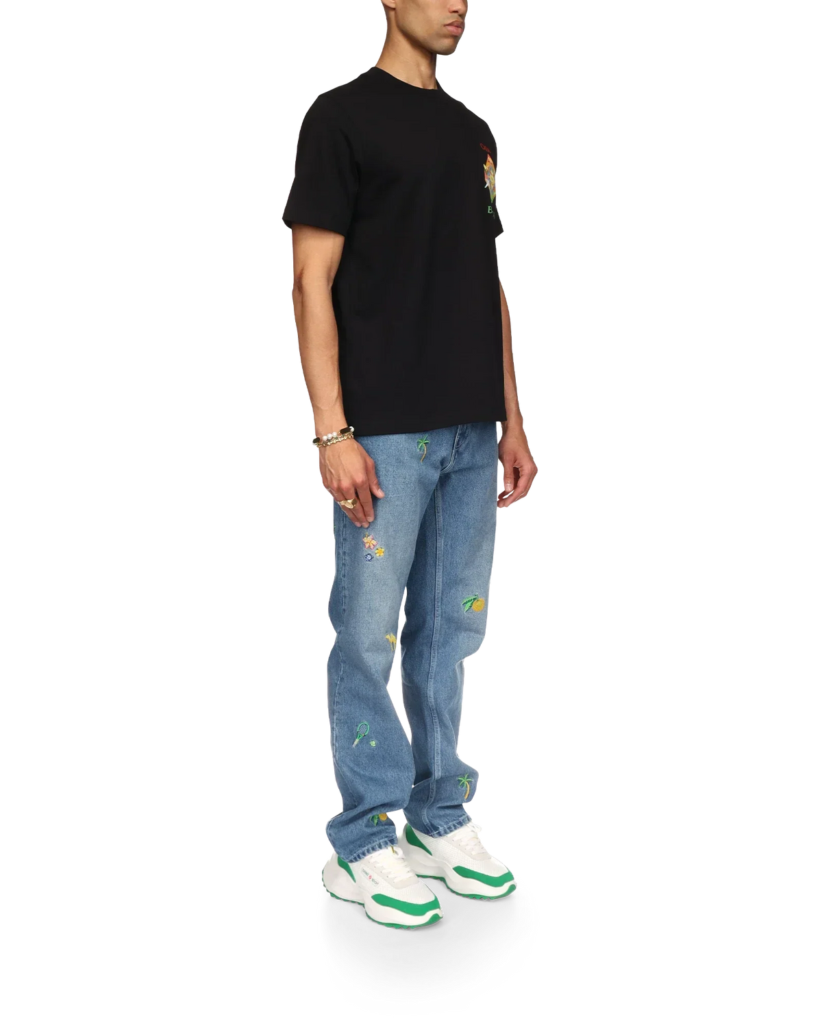 Les Elements Short Sleeve T-Shirt | Casablanca Paris | Image 5