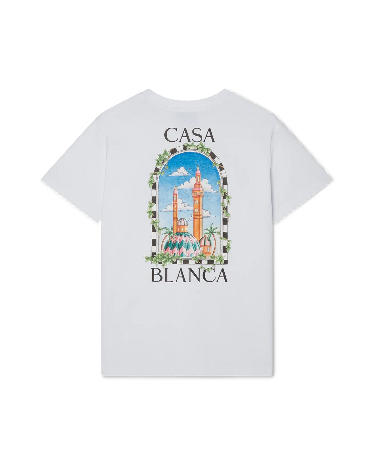 Vue De Damas Short Sleeve T-Shirt | Casablanca Paris | Image 1