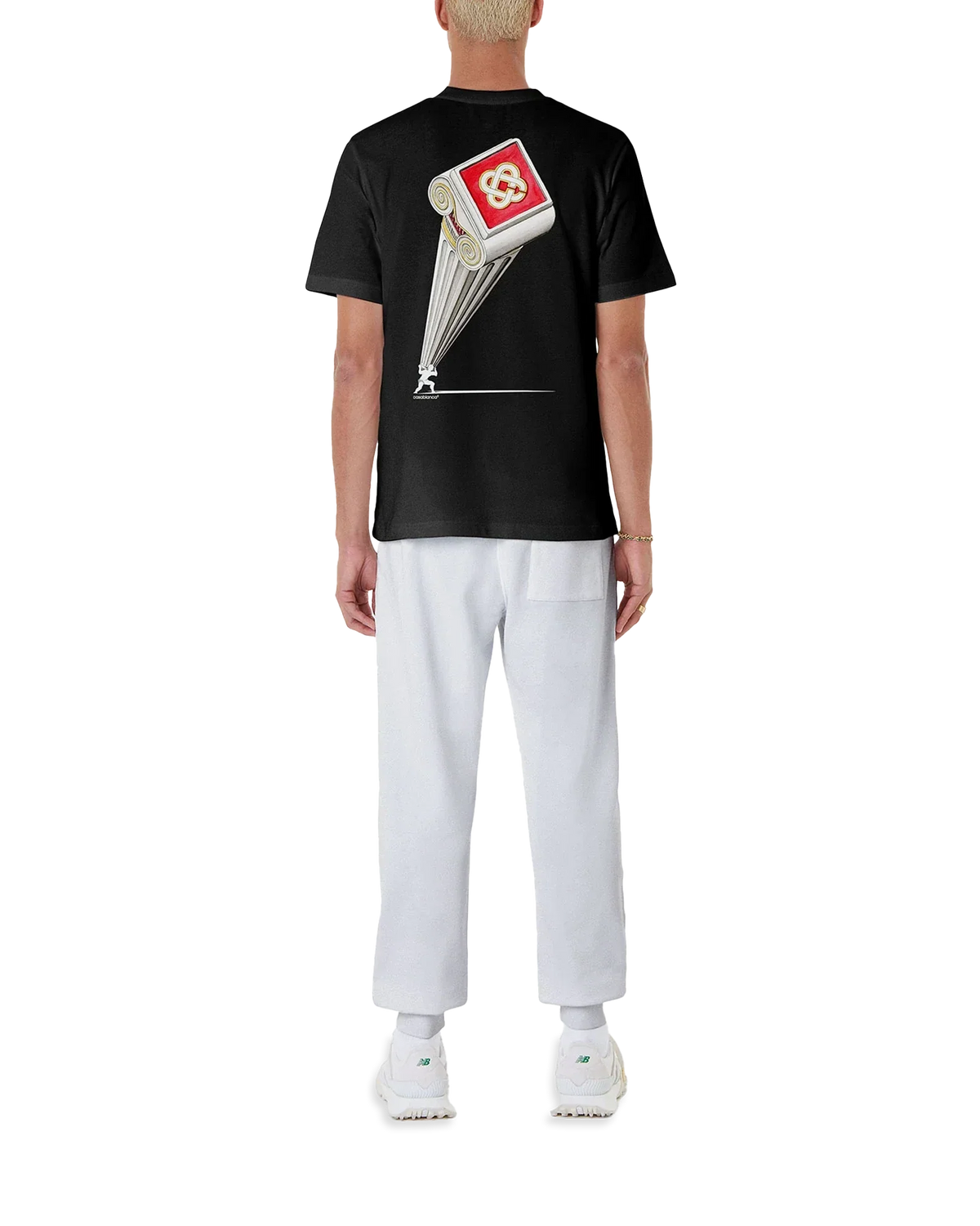 Leaning Column Short Sleeve T-Shirt | Casablanca Paris | Image 2