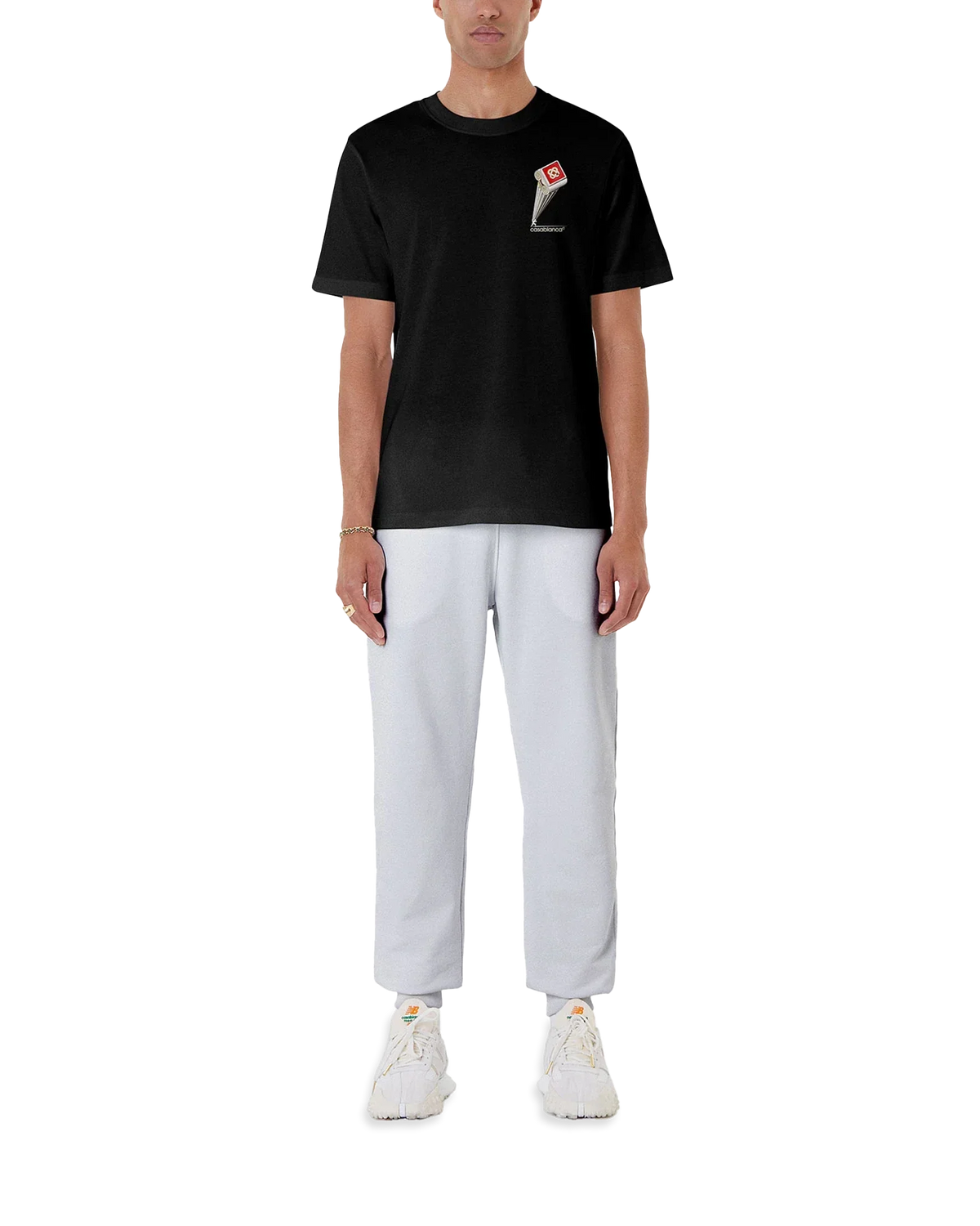 Leaning Column Short Sleeve T-Shirt | Casablanca Paris | Image 3