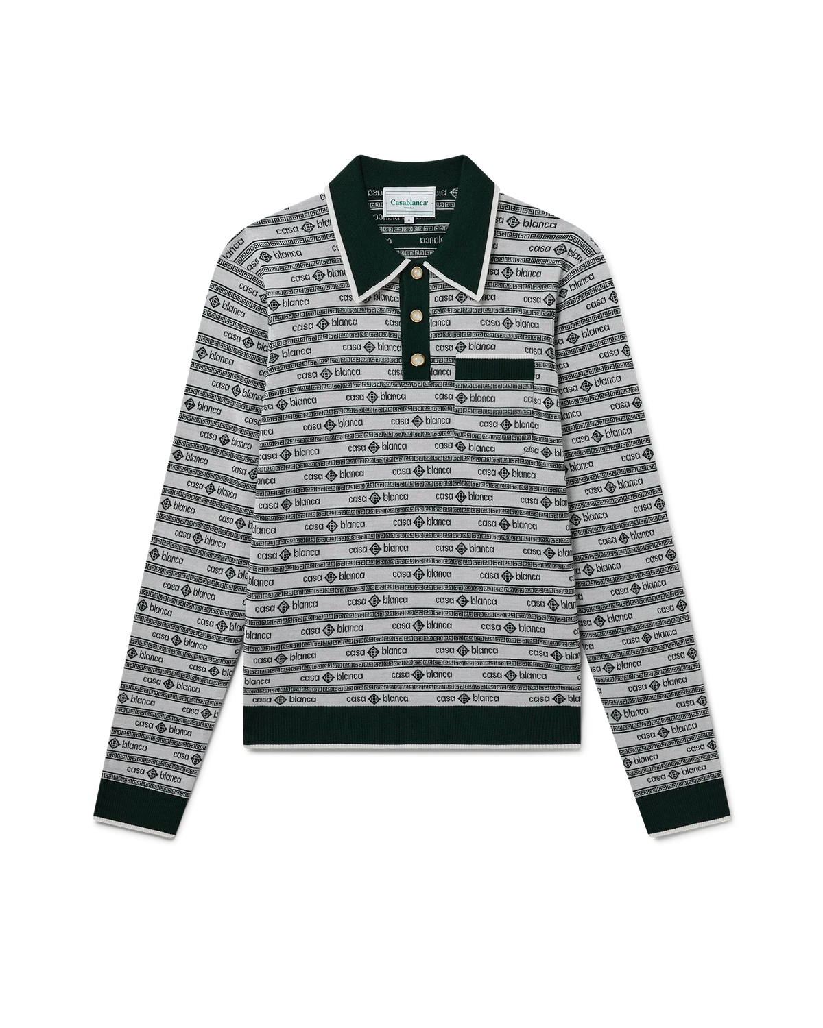 Evergreen Logo Polo Shirt | Casablanca Paris | Image 1