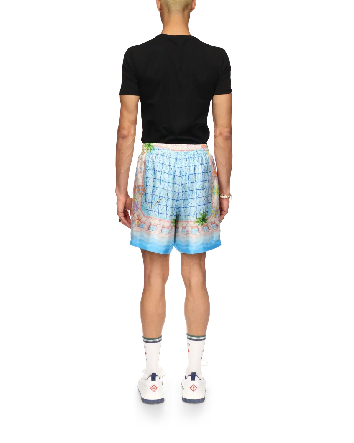 Le Plongeon Silk Shorts | Casablanca Paris | Image 4