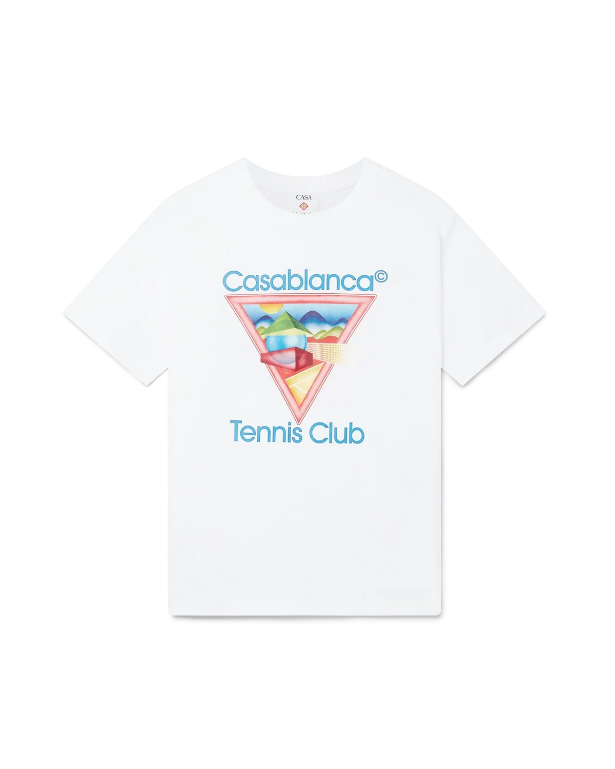 Tennis Club Icon Short Sleeve T-Shirt | Casablanca Paris | Image 1