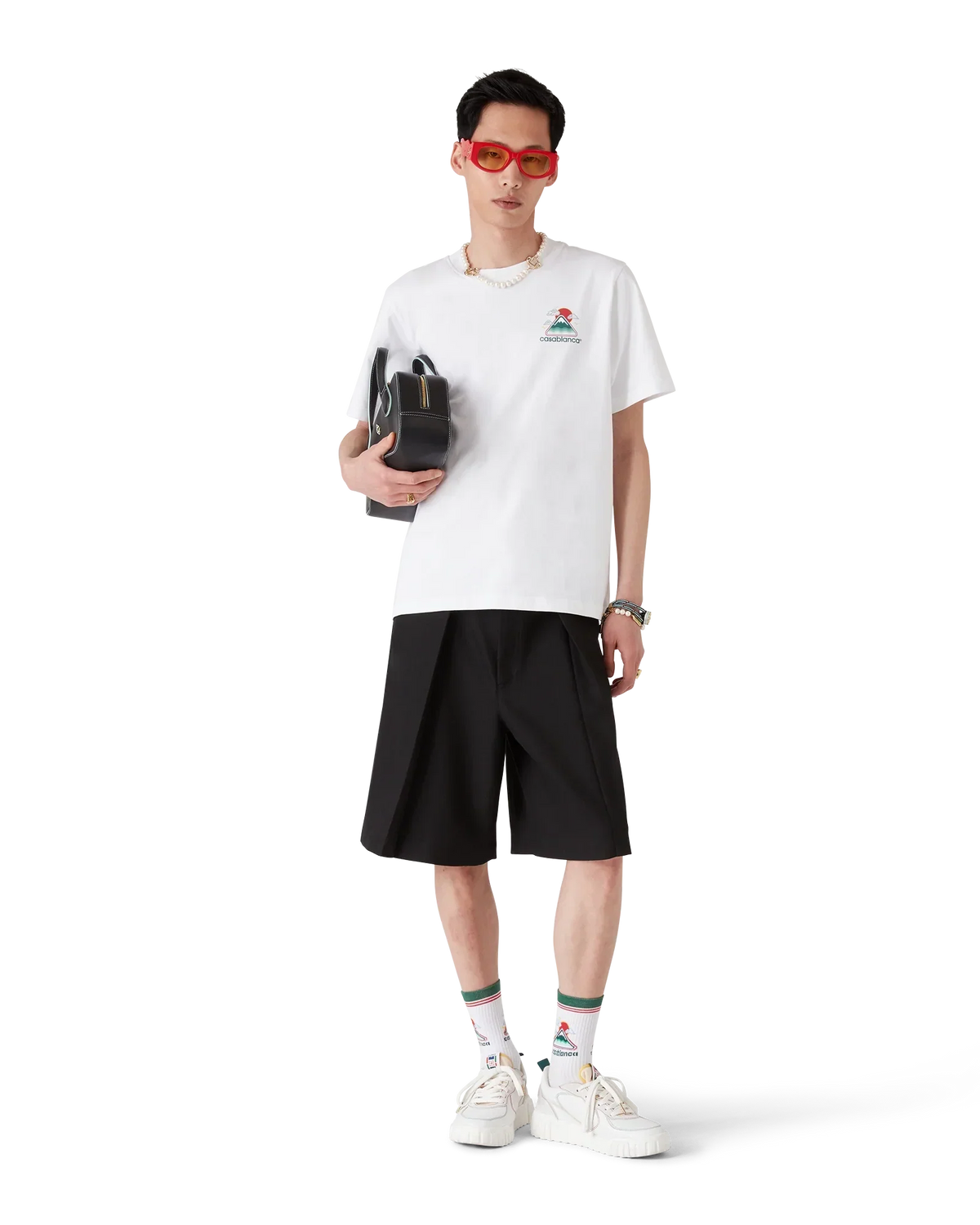 Montagne Ondulee Short Sleeve T-Shirt | Casablanca Paris | Image 2