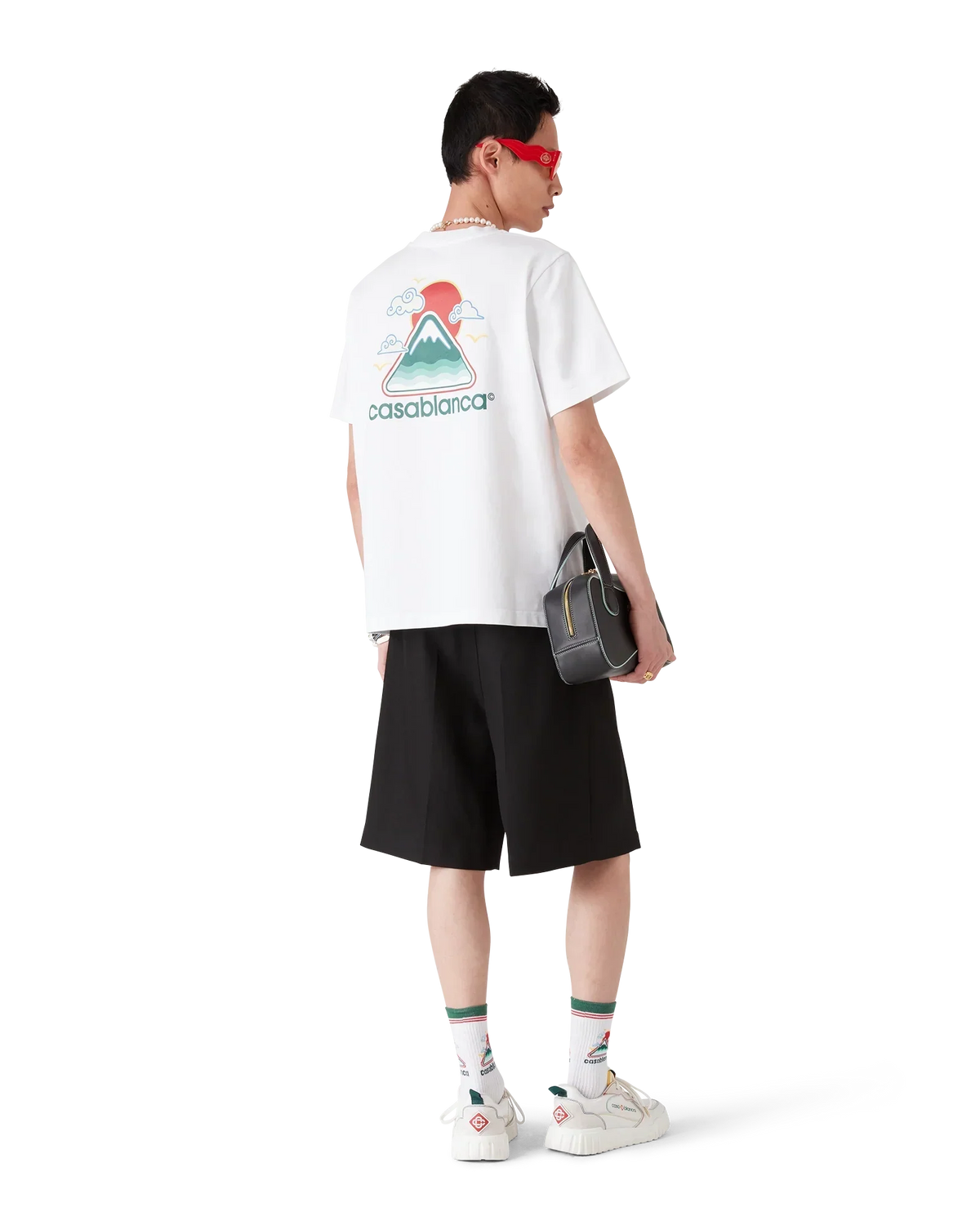 Montagne Ondulee Short Sleeve T-Shirt | Casablanca Paris | Image 3