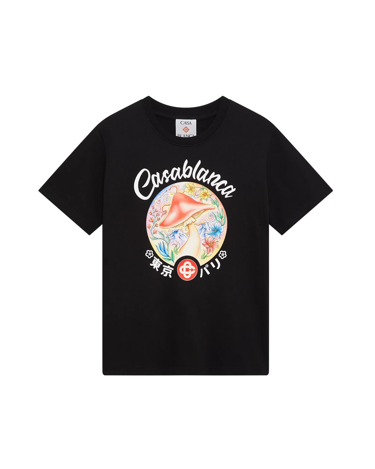 Mushroom Emblem Short Sleeve T-Shirt | Casablanca Paris | Image 1