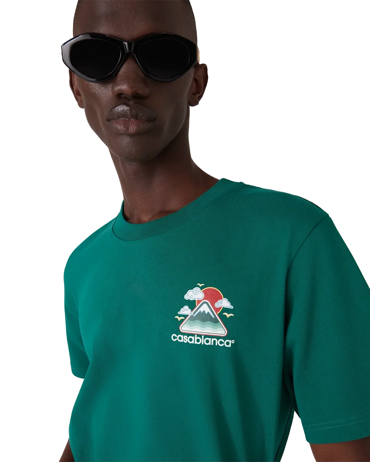 Montagne Ondulee Short Sleeve T-Shirt | Casablanca Paris | Image 5
