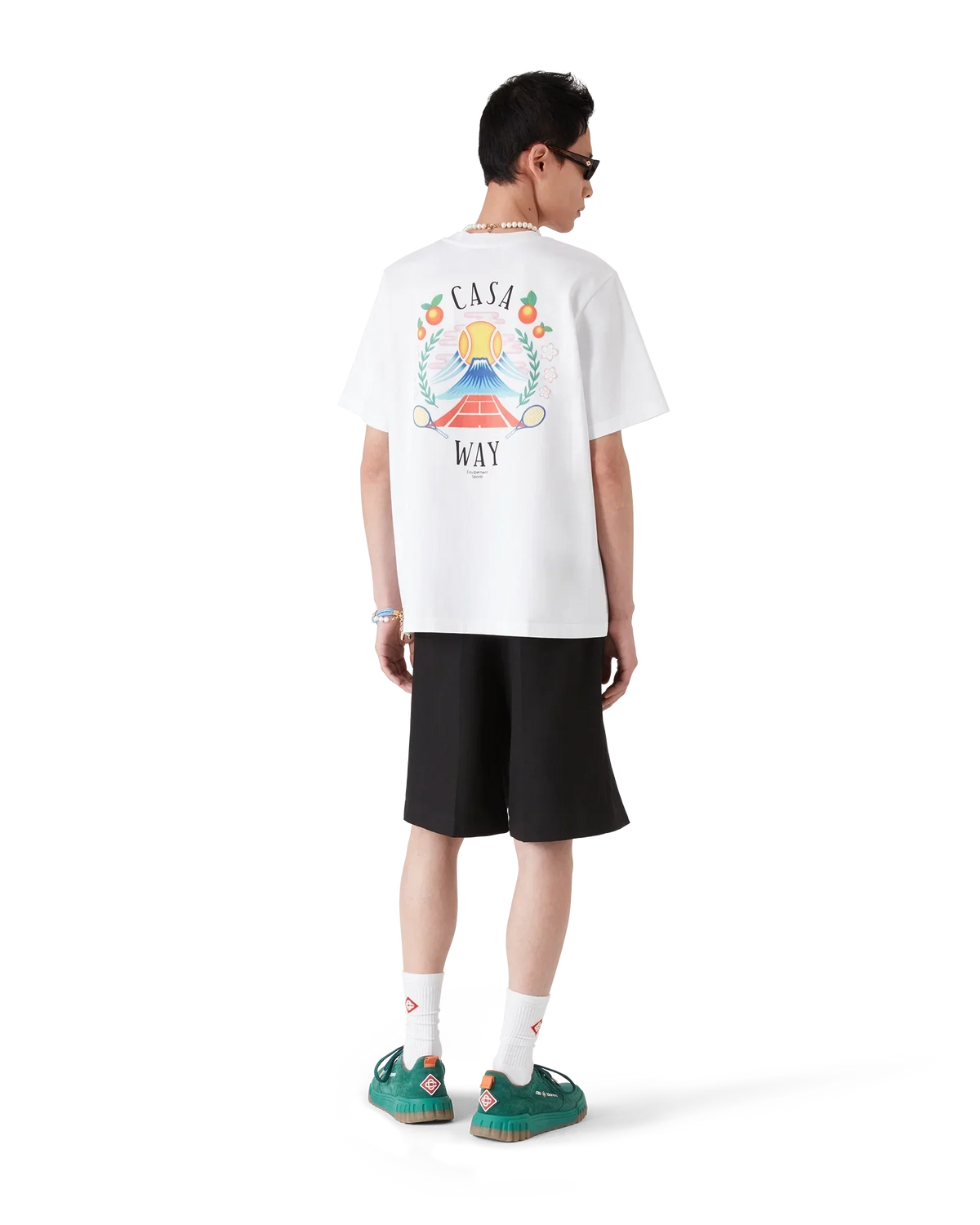 Casa Way Mountain Short Sleeve T-Shirt | Casablanca Paris | Image 3