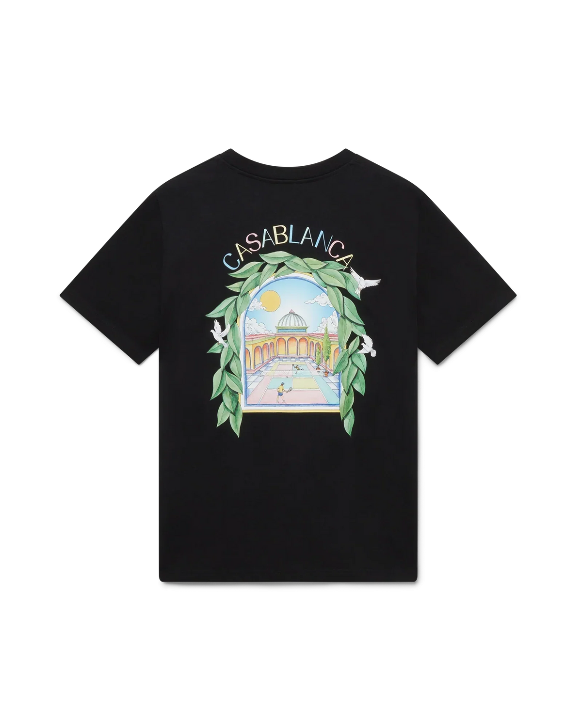 L'Arche De Tennis Short Sleeve T-Shirt | Casablanca Paris | Image 1