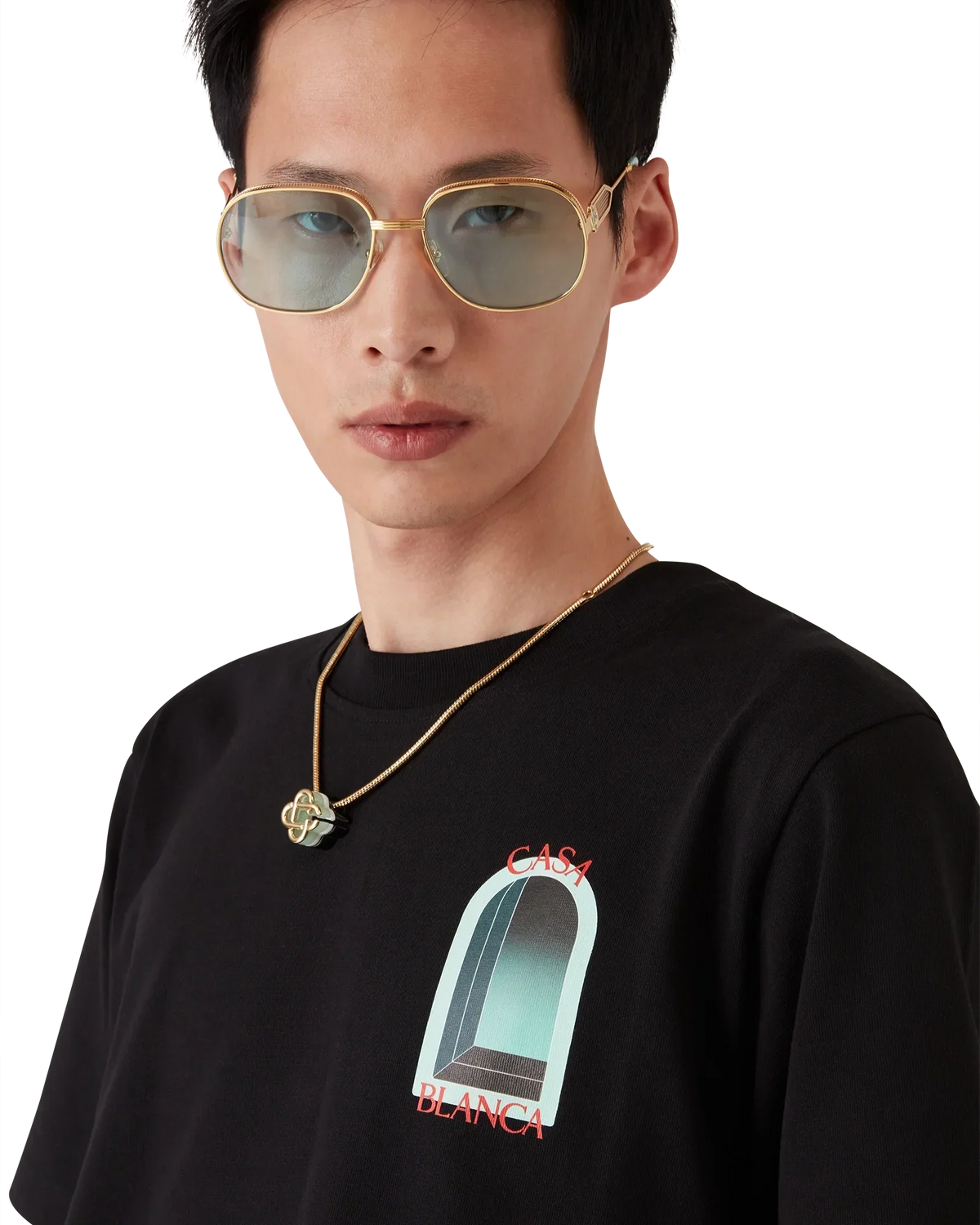 L'Arche Short Sleeve T-Shirt | Casablanca Paris | Image 5