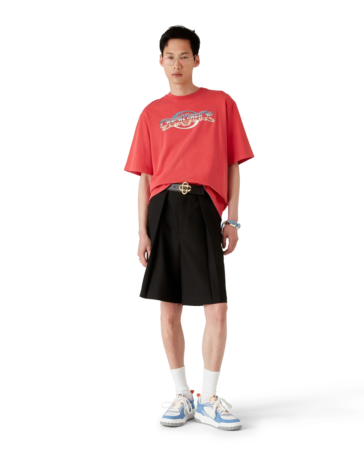 Chrome Short Sleeve T-Shirt | Casablanca Paris | Image 2
