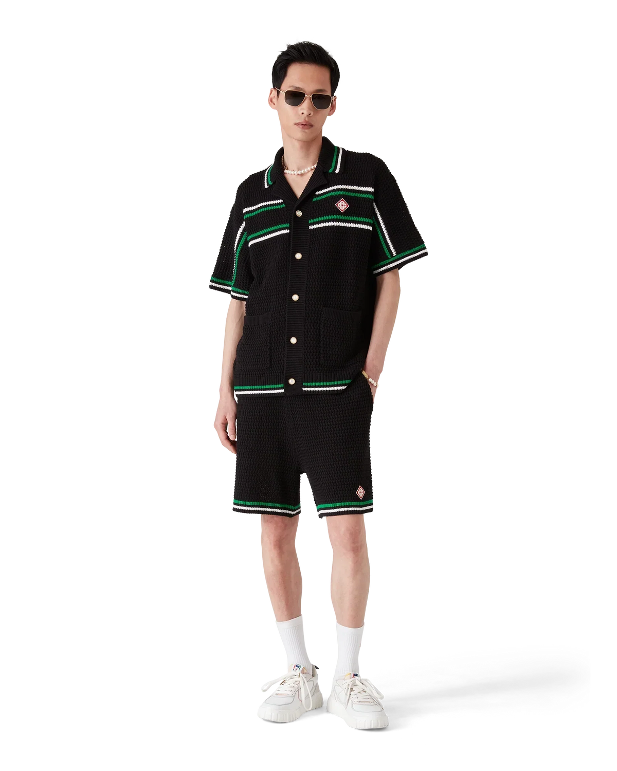 Tennis Crochet Shorts | Casablanca Paris | Image 2
