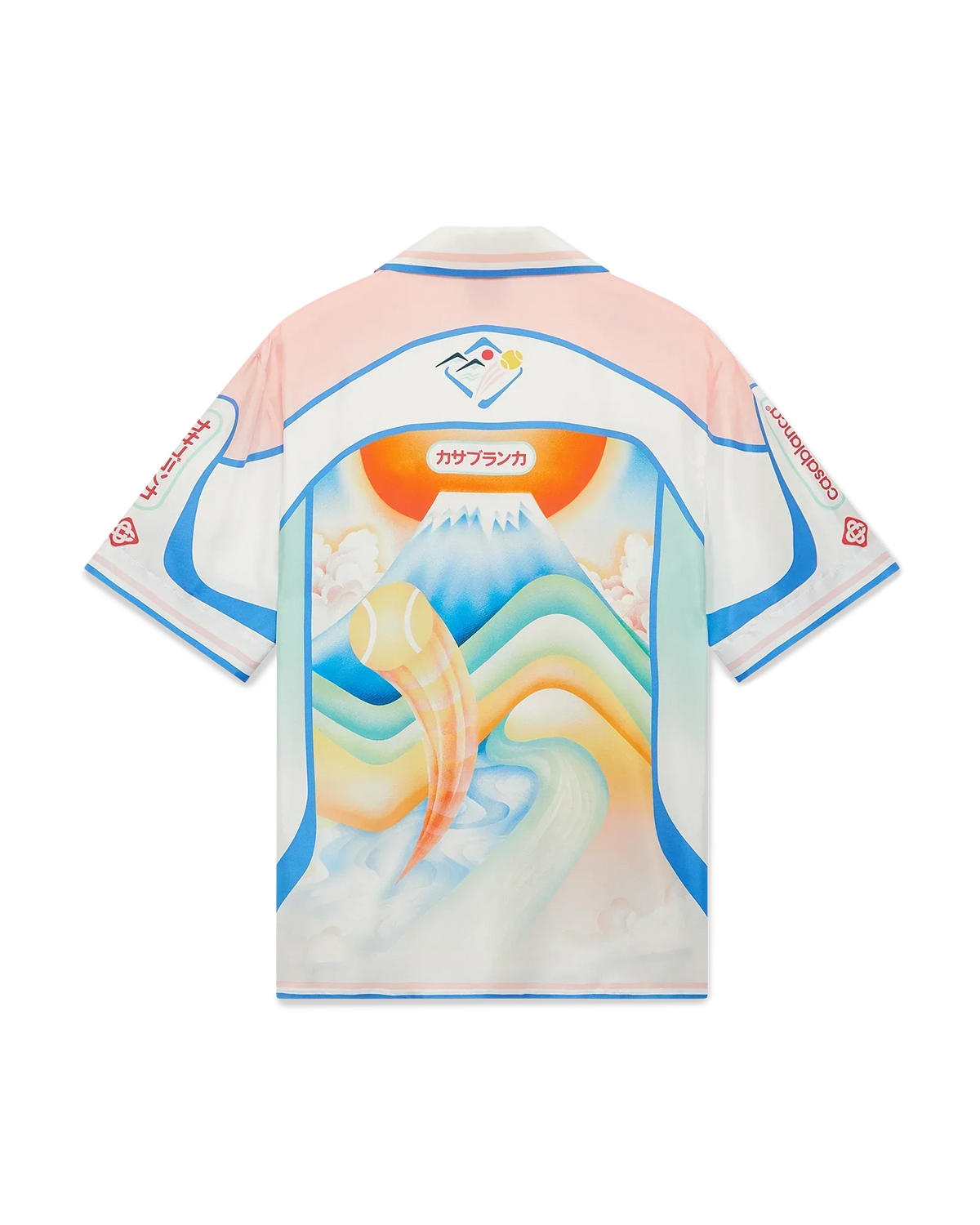 Fuji Dream Short Sleeve Silk Shirt | Casablanca Paris | Image 1