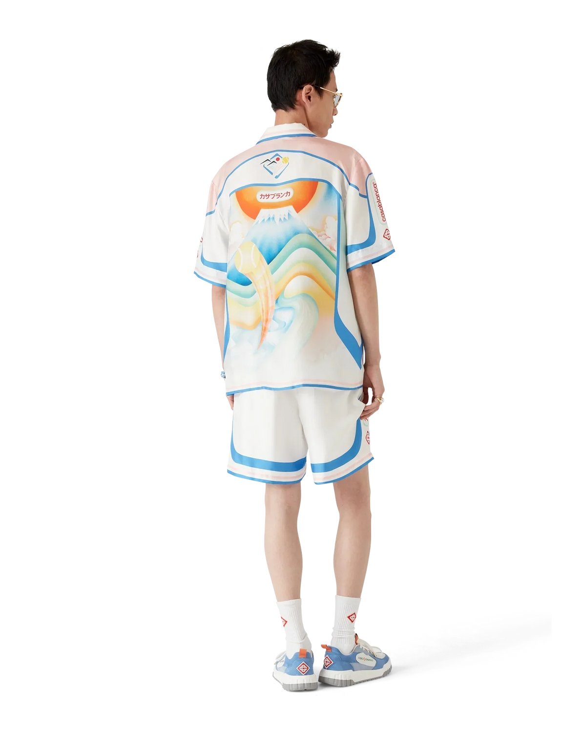 Fuji Dream Short Sleeve Silk Shirt | Casablanca Paris | Image 3