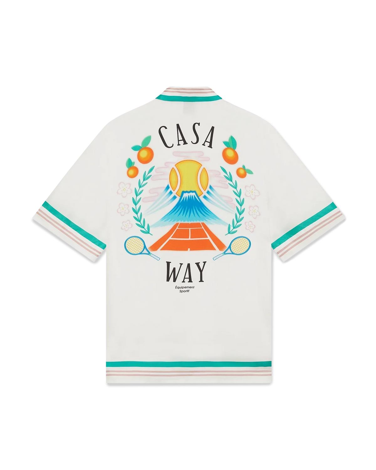Casa Way Short Sleeve Silk Shirt | Casablanca Paris | Image 1