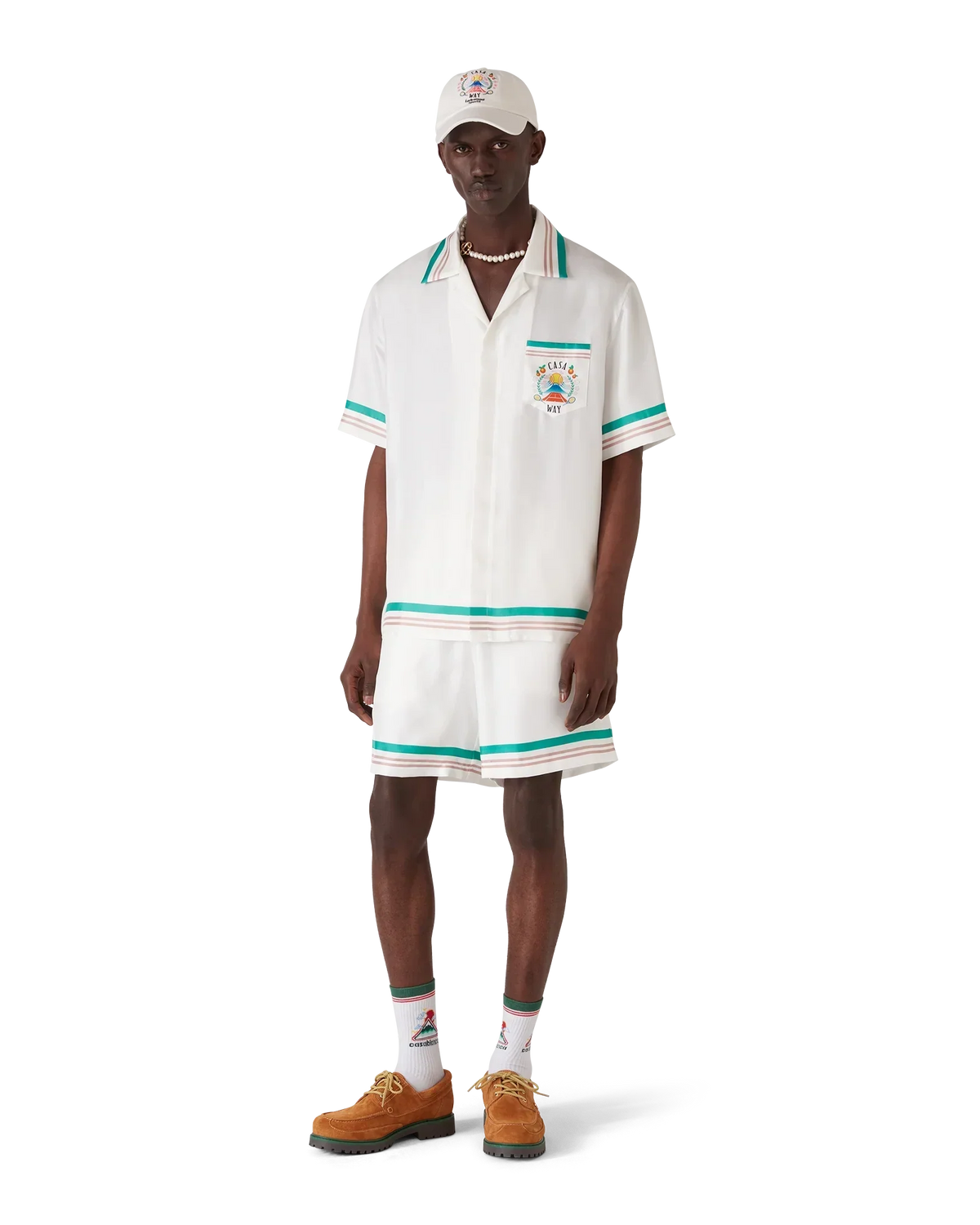 Casa Way Short Sleeve Silk Shirt | Casablanca Paris | Image 2