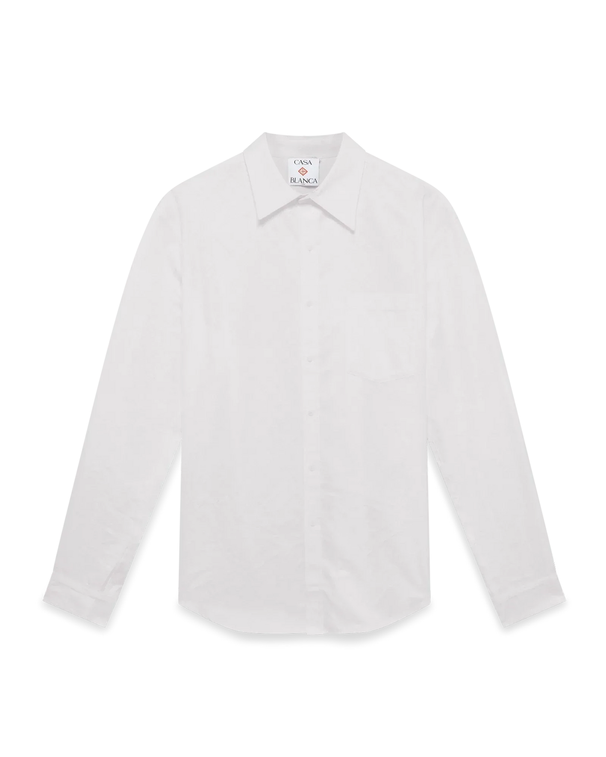 Cotton Monogram Jacquard Oxford Shirt | Casablanca Paris | Image 1