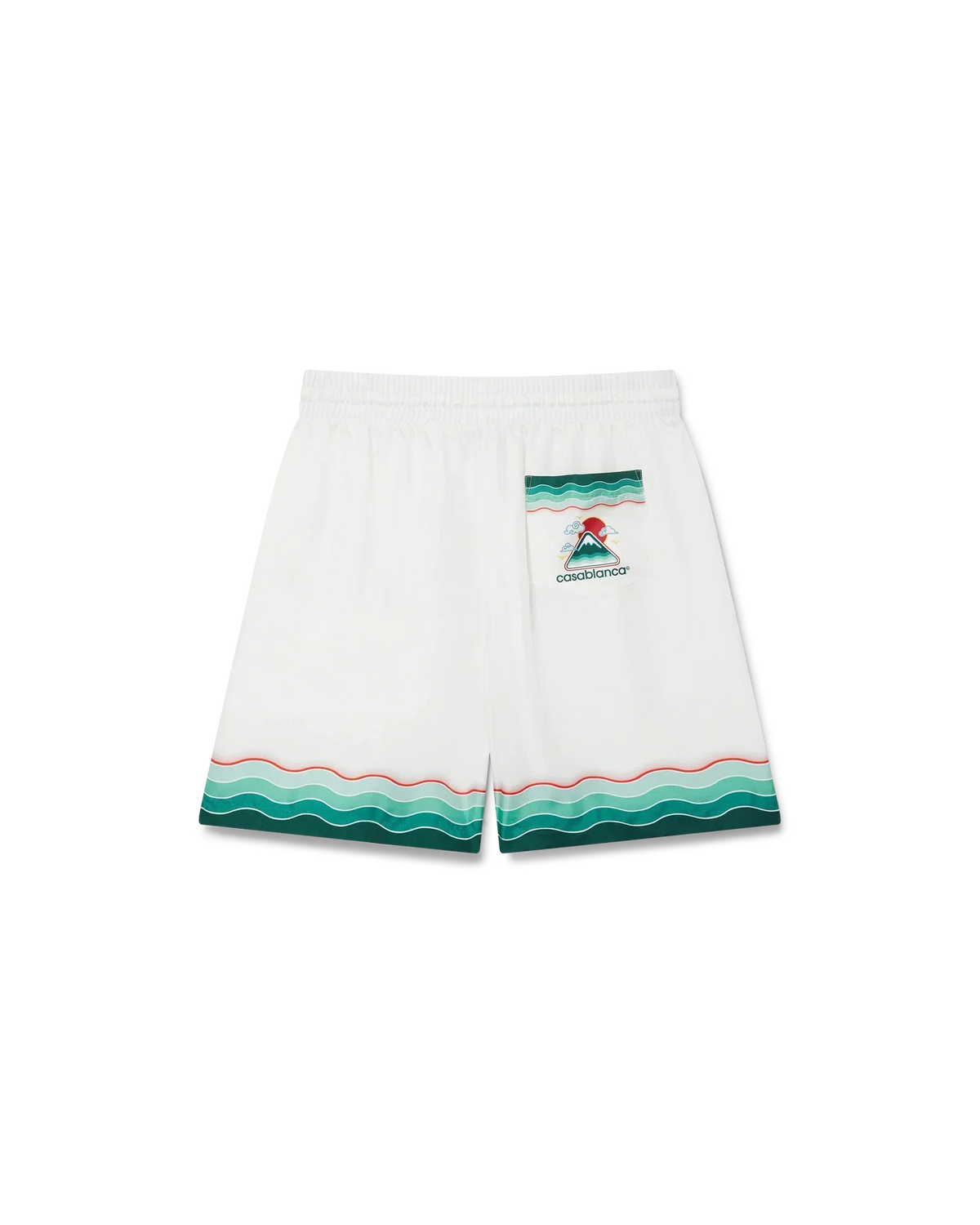 Montagne Ondulee Silk Shorts | Casablanca Paris | Image 1