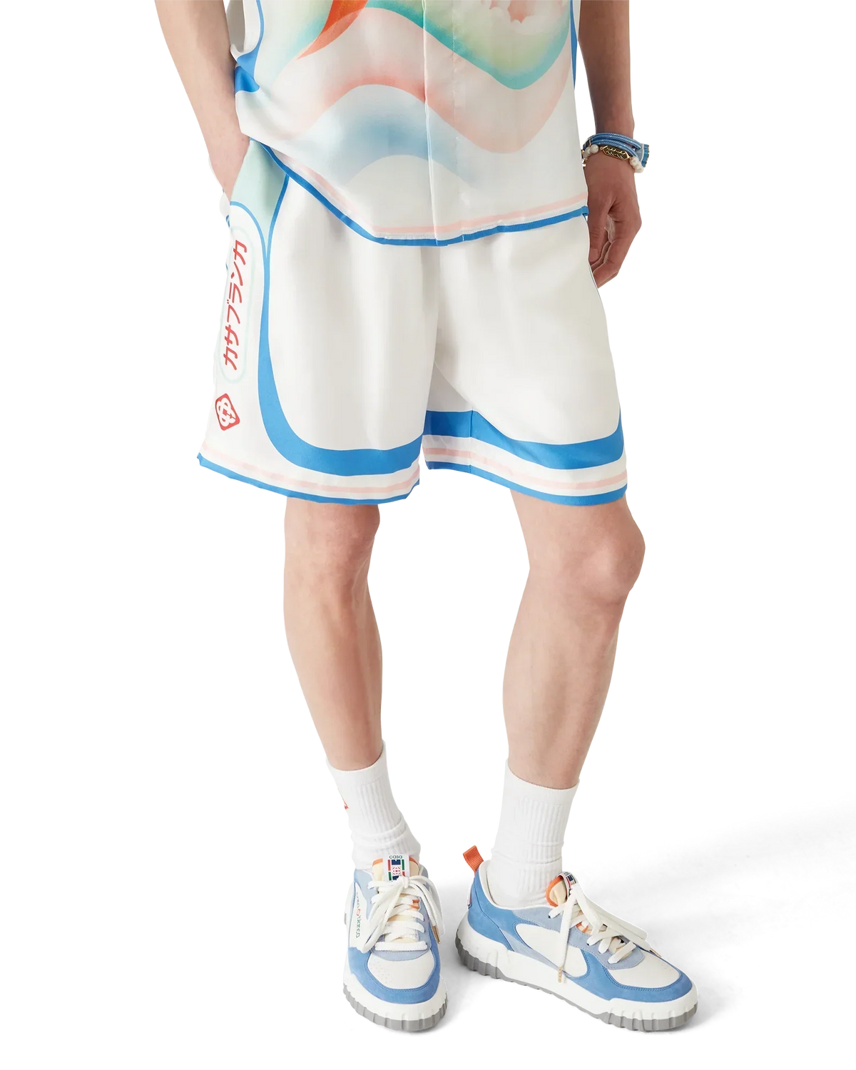 Fuji Dream Silk Shorts | Casablanca Paris | Image 4