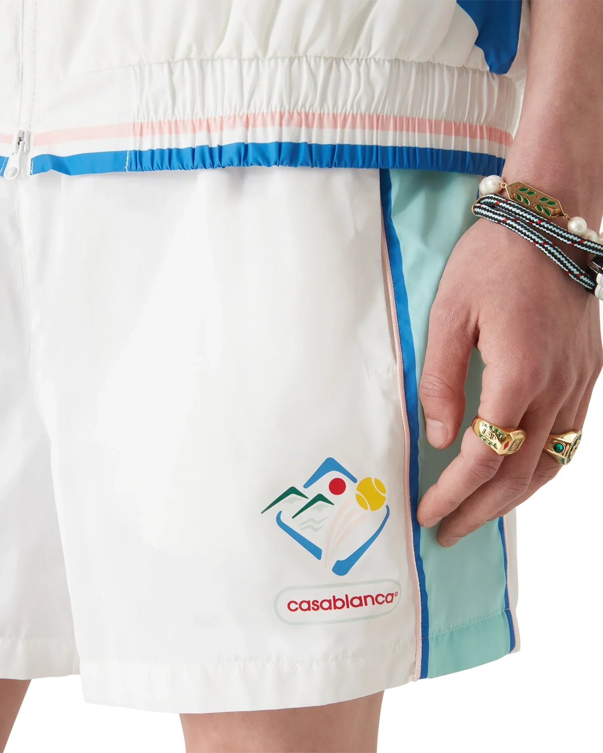 Casa Sportif Windbreaker Shorts | Casablanca Paris | Image 5