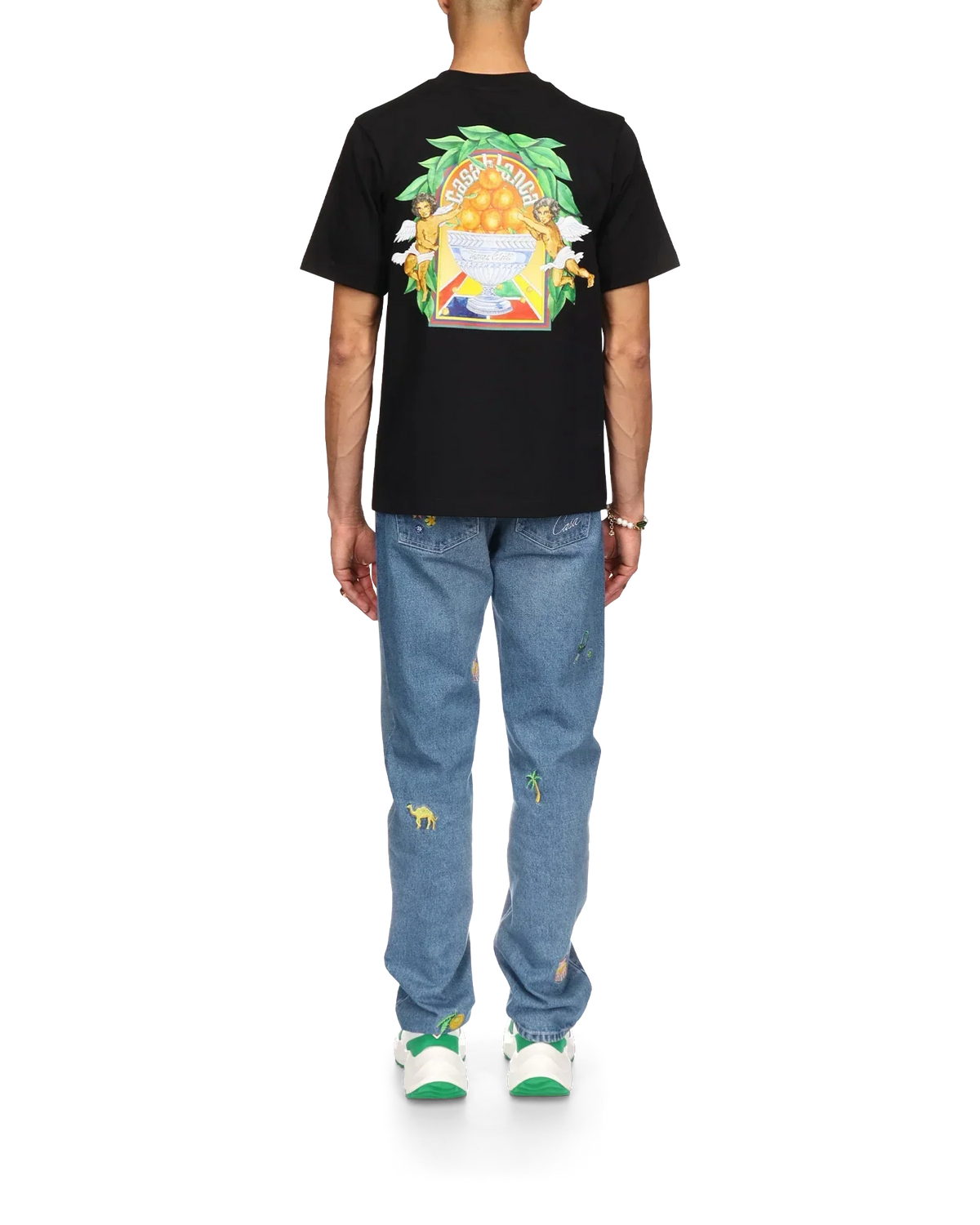 Triomphe D'Orange Short Sleeve T-Shirt | Casablanca Paris | Image 3