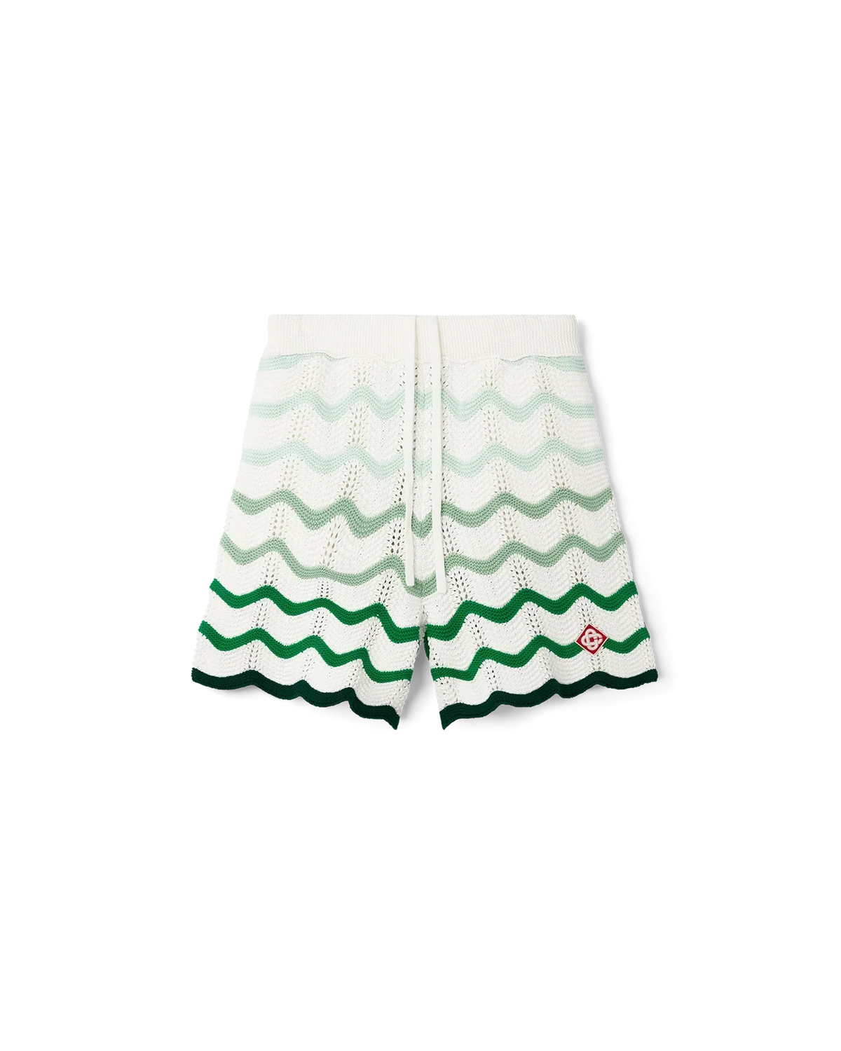 Wavy Gradient Crochet Shorts | Casablanca Paris | Image 1
