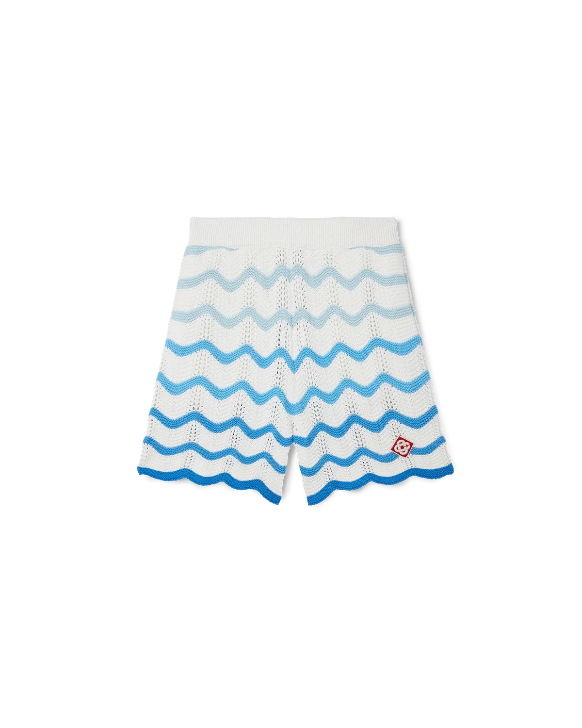 Wavy Gradient Crochet Shorts | Casablanca Paris | Image 1