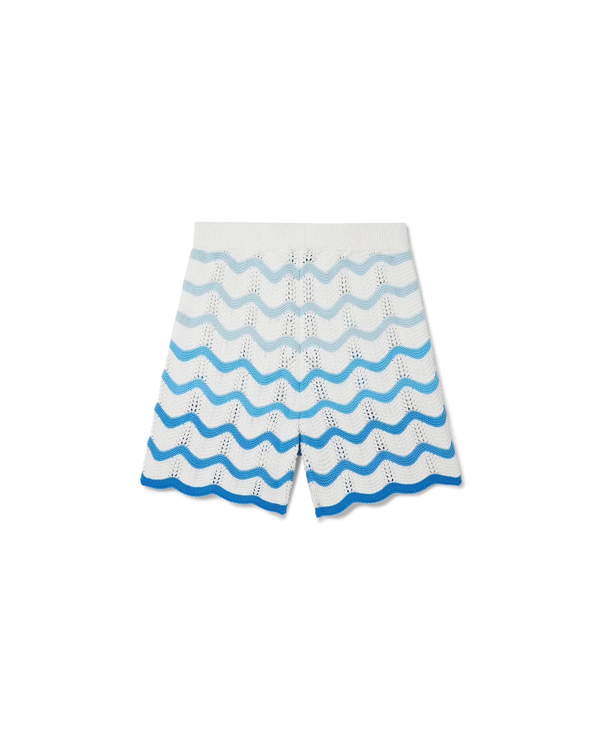Wavy Gradient Crochet Shorts | Casablanca Paris | Image 6
