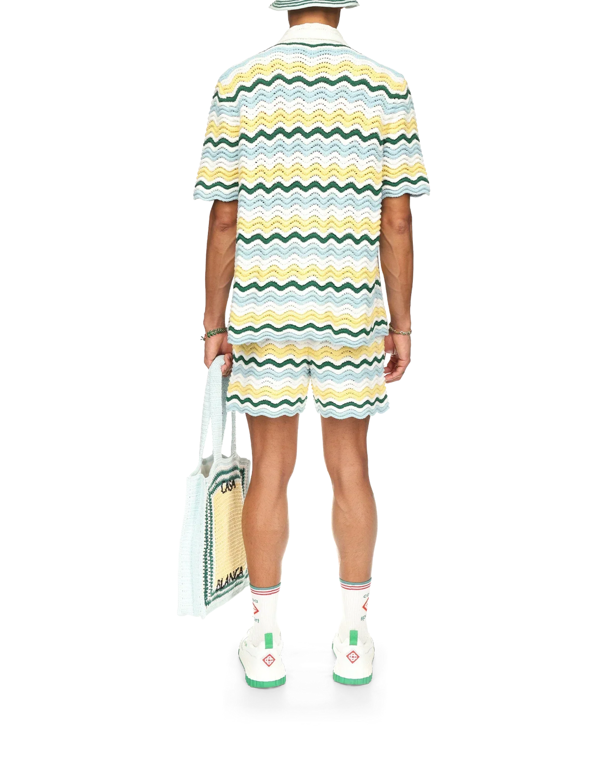 Wavy Boucle Shorts | Casablanca Paris | Image 4