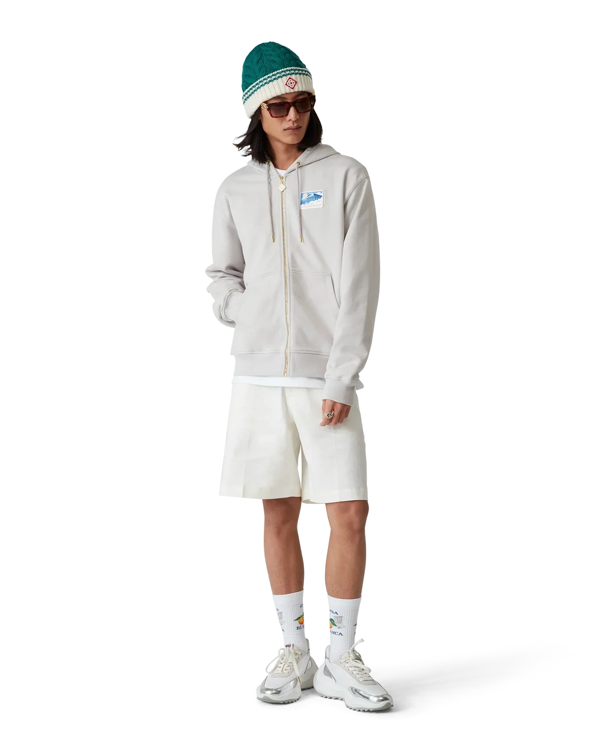 Greek Temple Hooded Sweatshirt | Casablanca Paris | Image 2