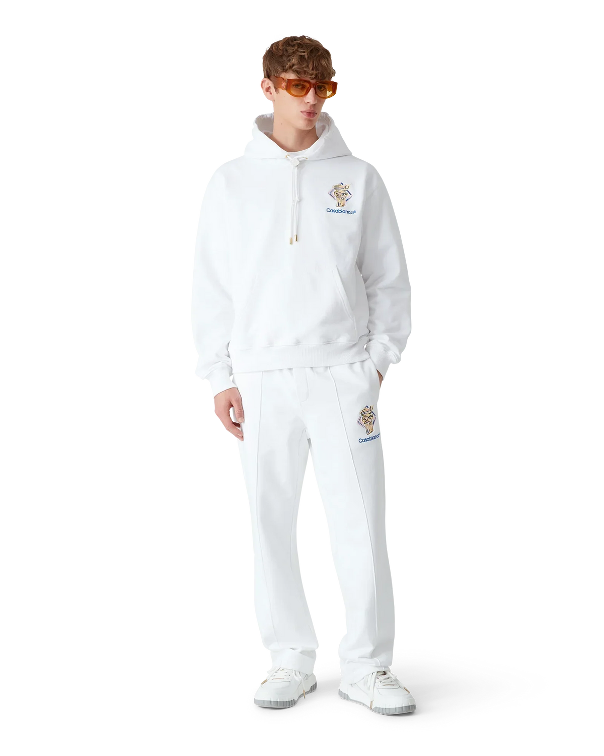 Diamond Column Hooded Sweatshirt | Casablanca Paris | Image 2