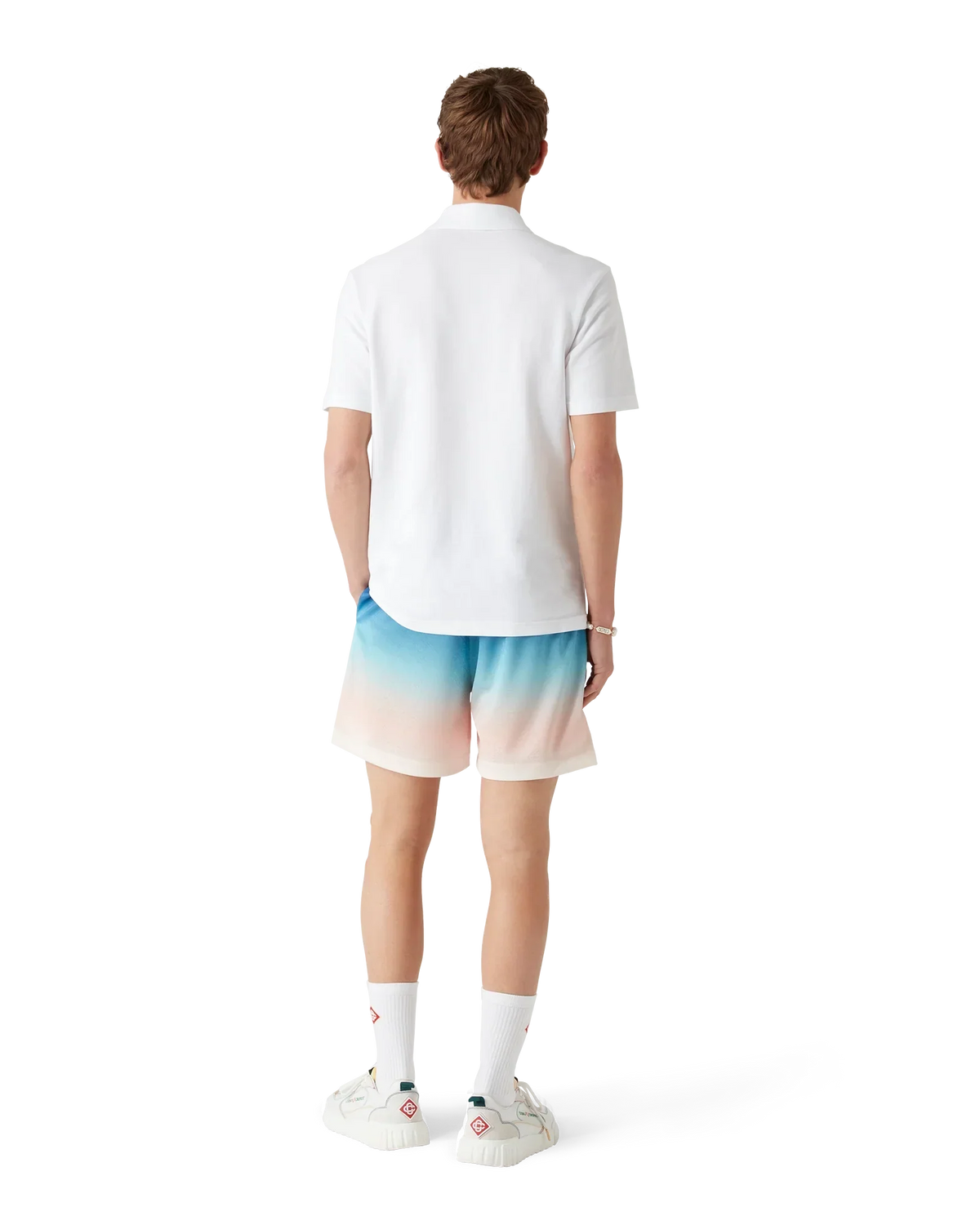Gradient Football Shorts | Casablanca Paris | Image 3