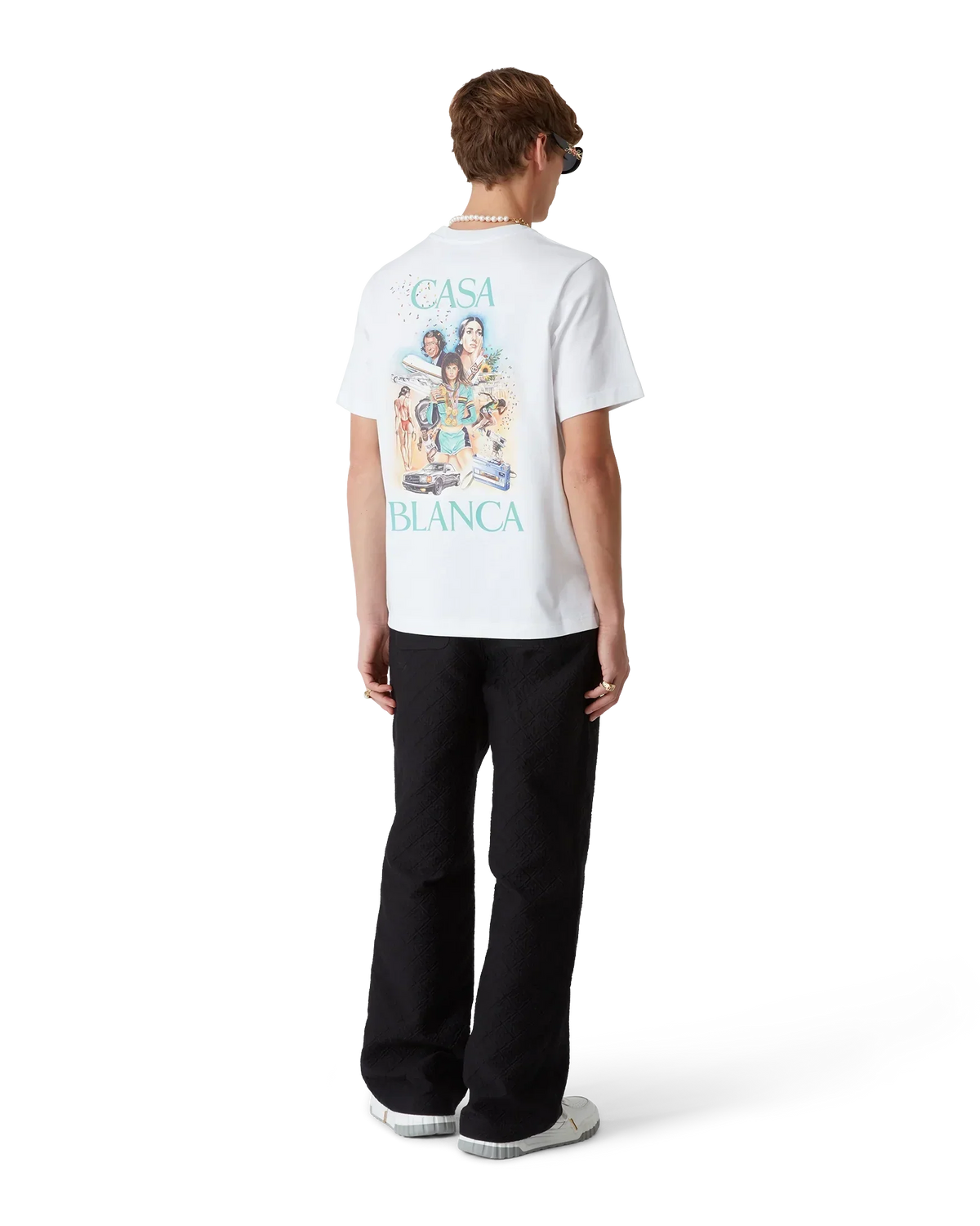 Celebration Du Sport Short Sleeve T-Shirt | Casablanca Paris | Image 3