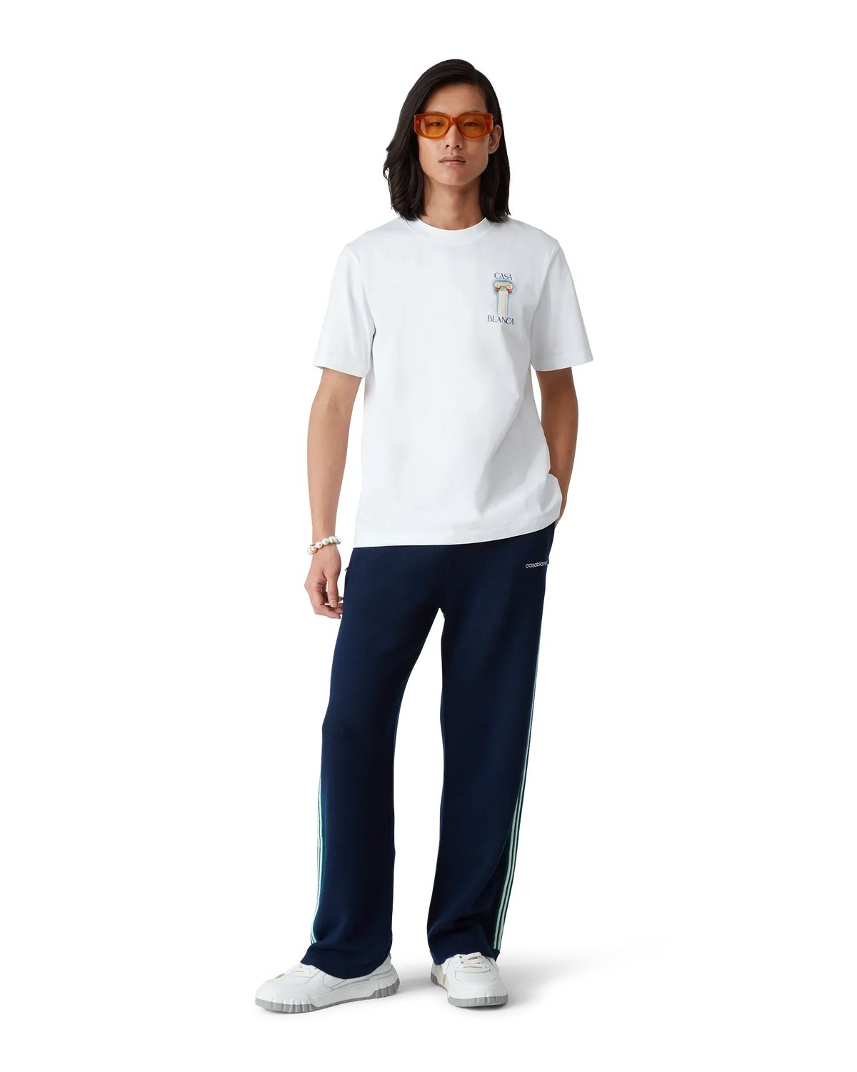 La Colonne Short Sleeve T-Shirt | Casablanca Paris | Image 2