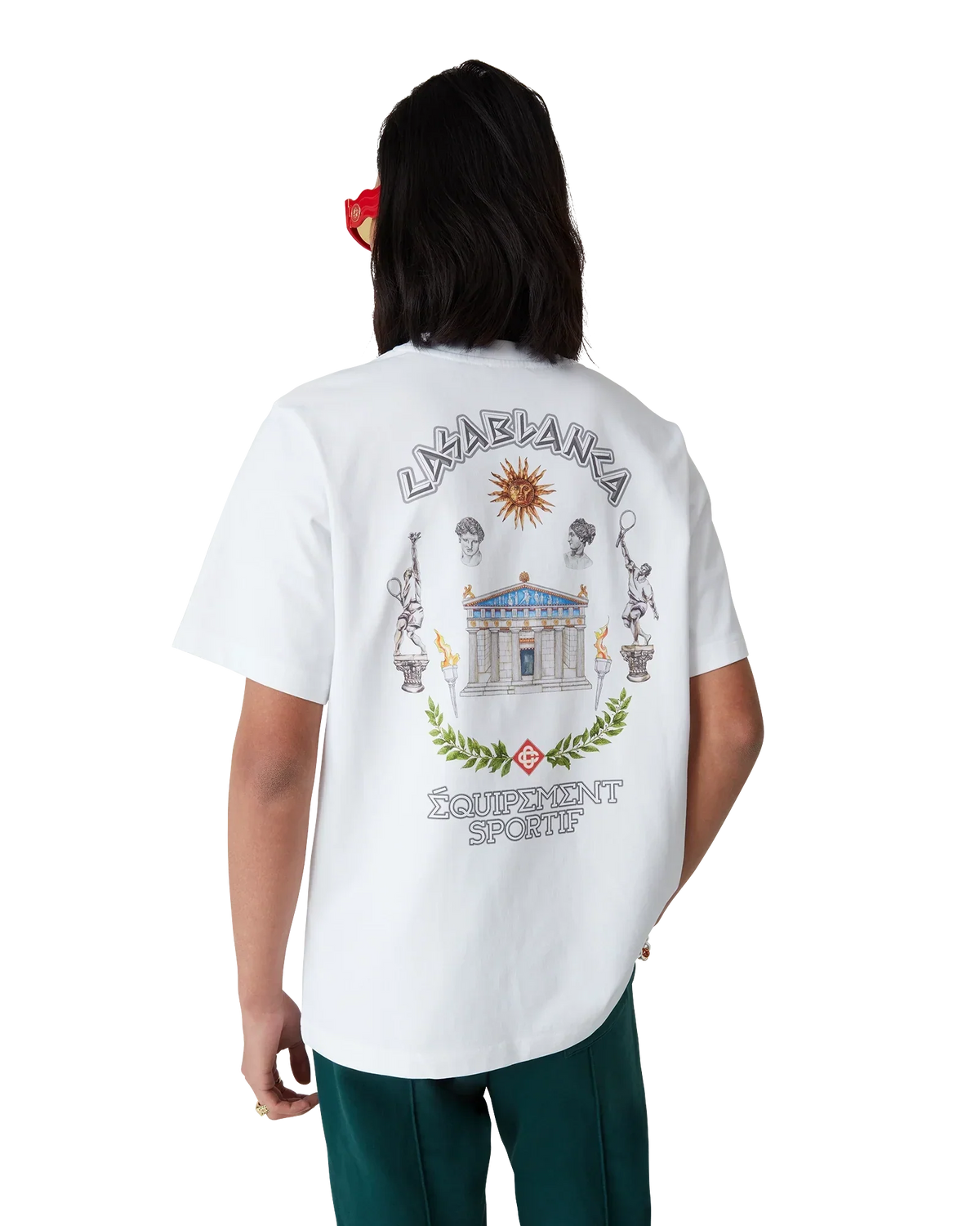 Le Temple Du Sport Short Sleeve T-Shirt | Casablanca Paris | Image 4