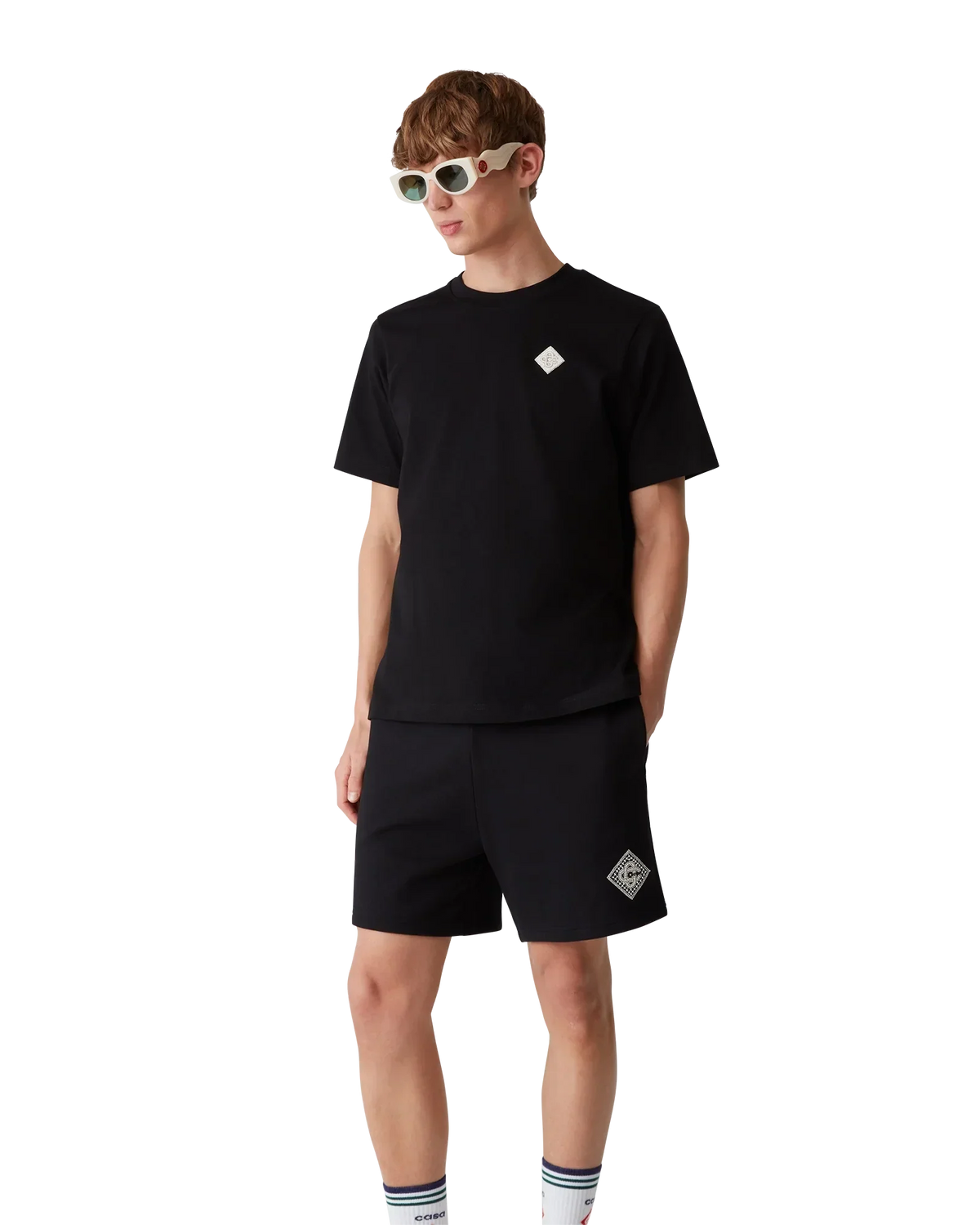 Pearl Diamond Sweatshorts | Casablanca Paris | Image 4