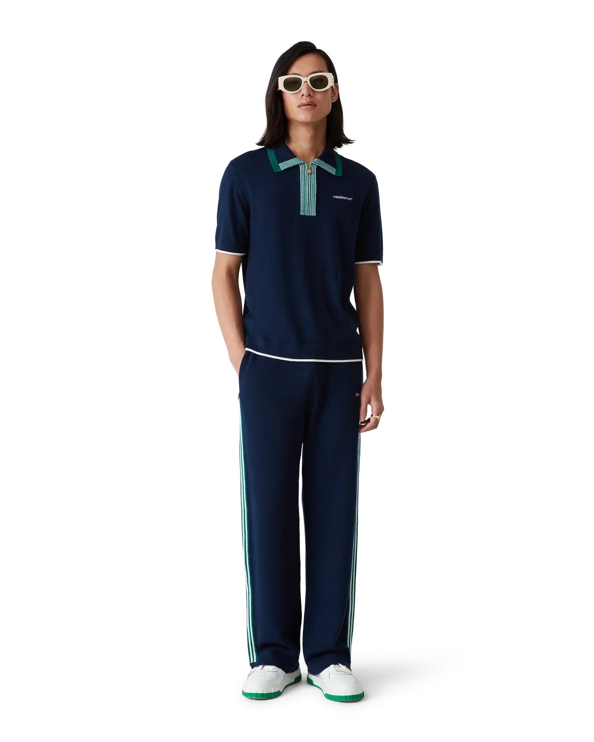 Knit Tennis Polo Shirt | Casablanca Paris | Image 2