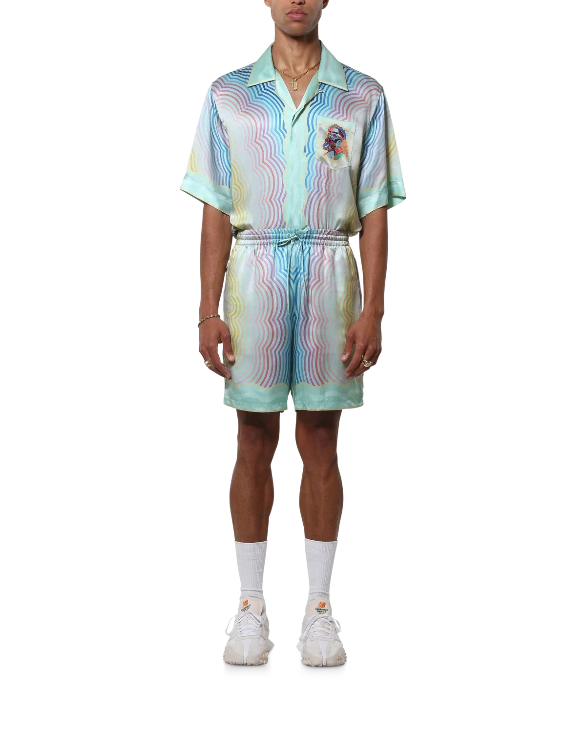 Masao San Silk Shorts | Casablanca Paris | Image 2
