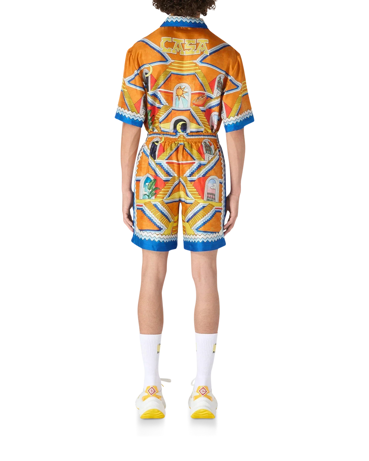 Escalier Infini Silk Shorts | Casablanca Paris | Image 3