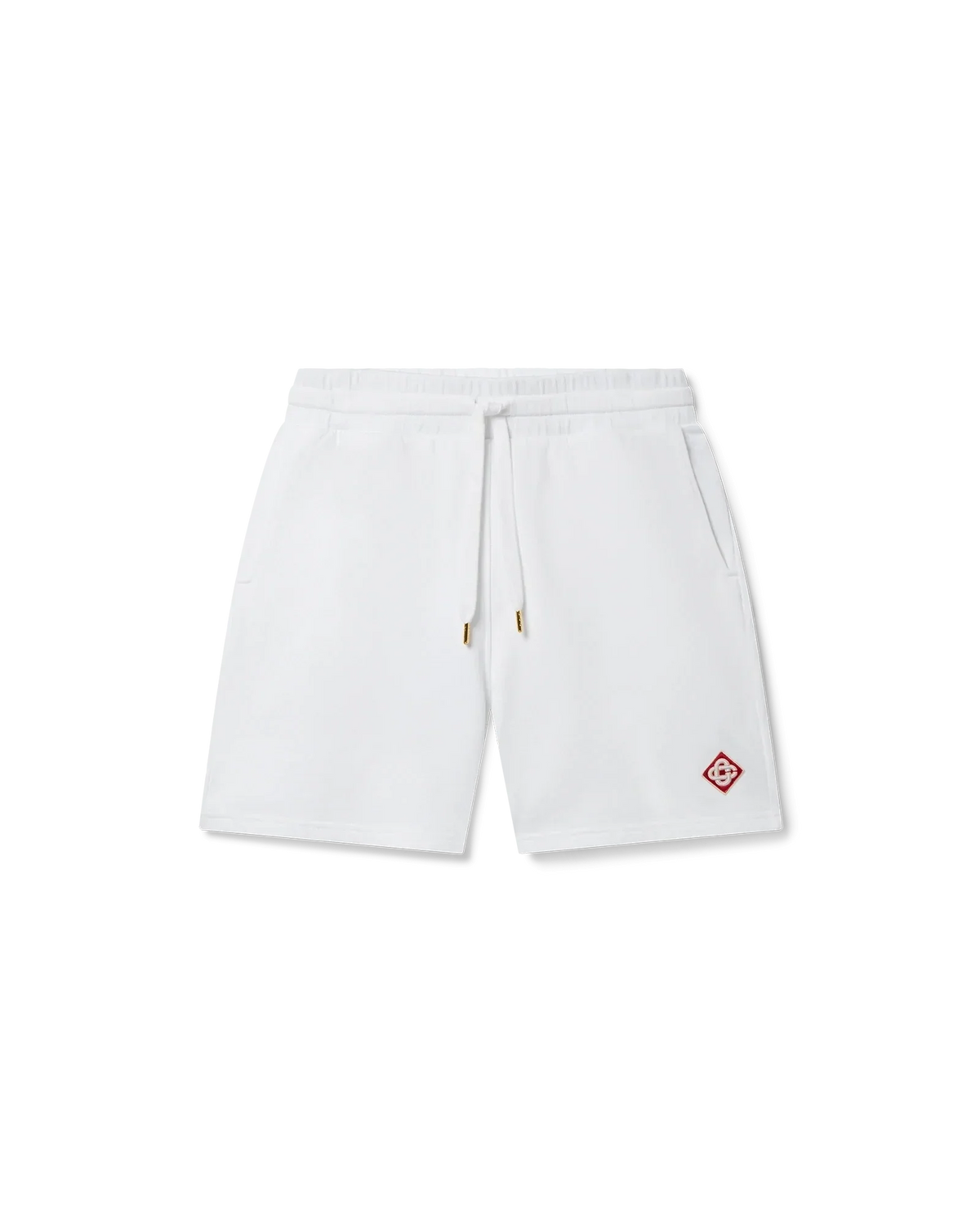 White Diamond Logo Sweatshorts | Casablanca Paris | Image 1