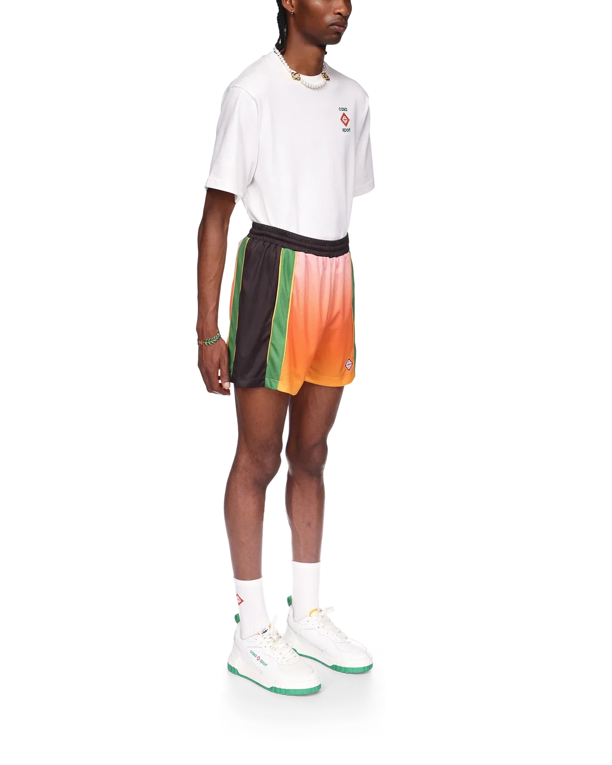 Gradient Football Shorts | Casablanca Paris | Image 5