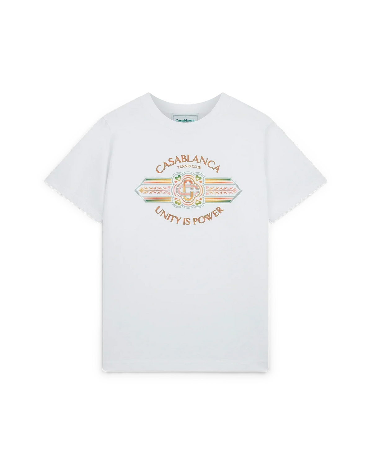 Unity Is Power Short Sleeve T-Shirt | Casablanca Paris | Image 1