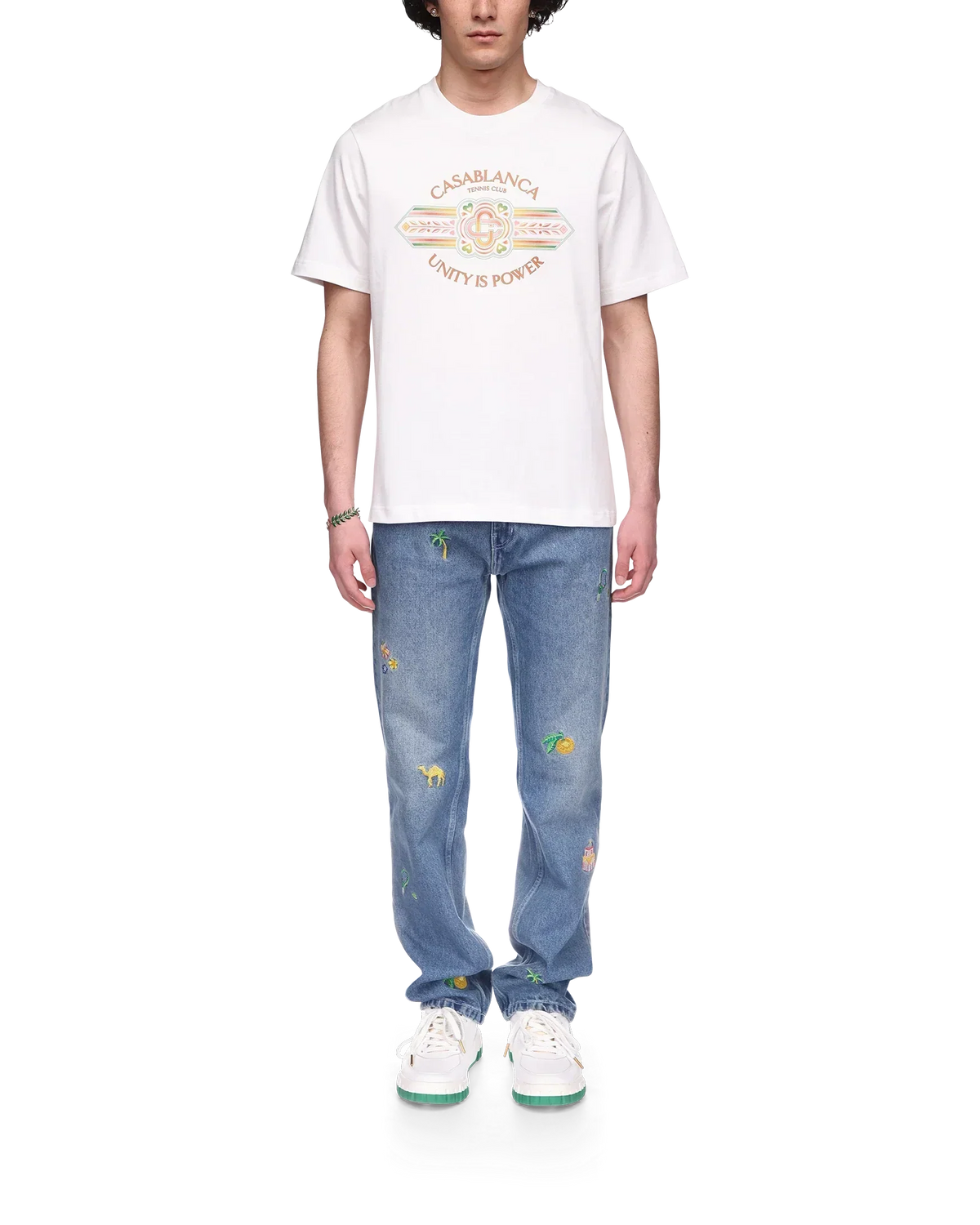 Unity Is Power Short Sleeve T-Shirt | Casablanca Paris | Image 2