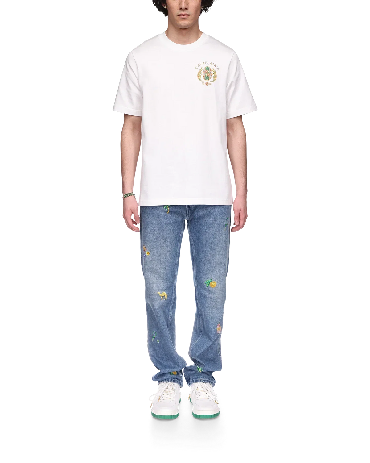Joyaux D'Afrique Tennis Club Short Sleeve T-Shirt | Casablanca Paris | Image 4