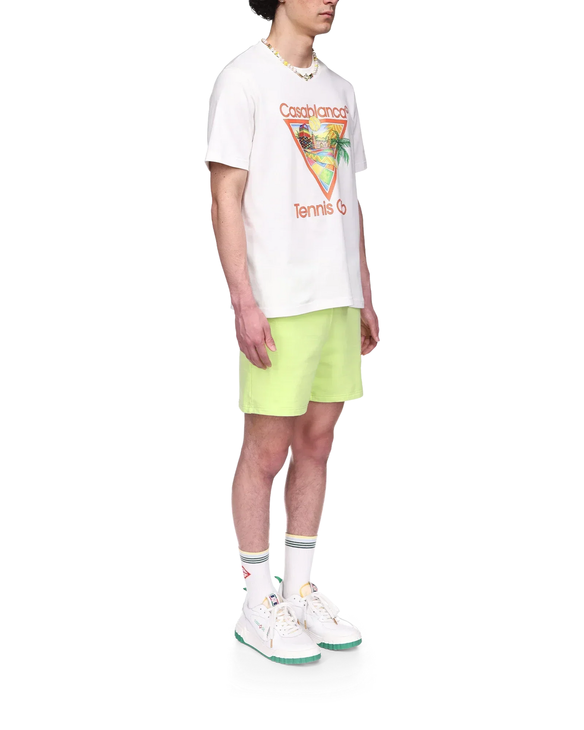 Afro Cubism Tennis Club Short Sleeve T-Shirt | Casablanca Paris | Image 5