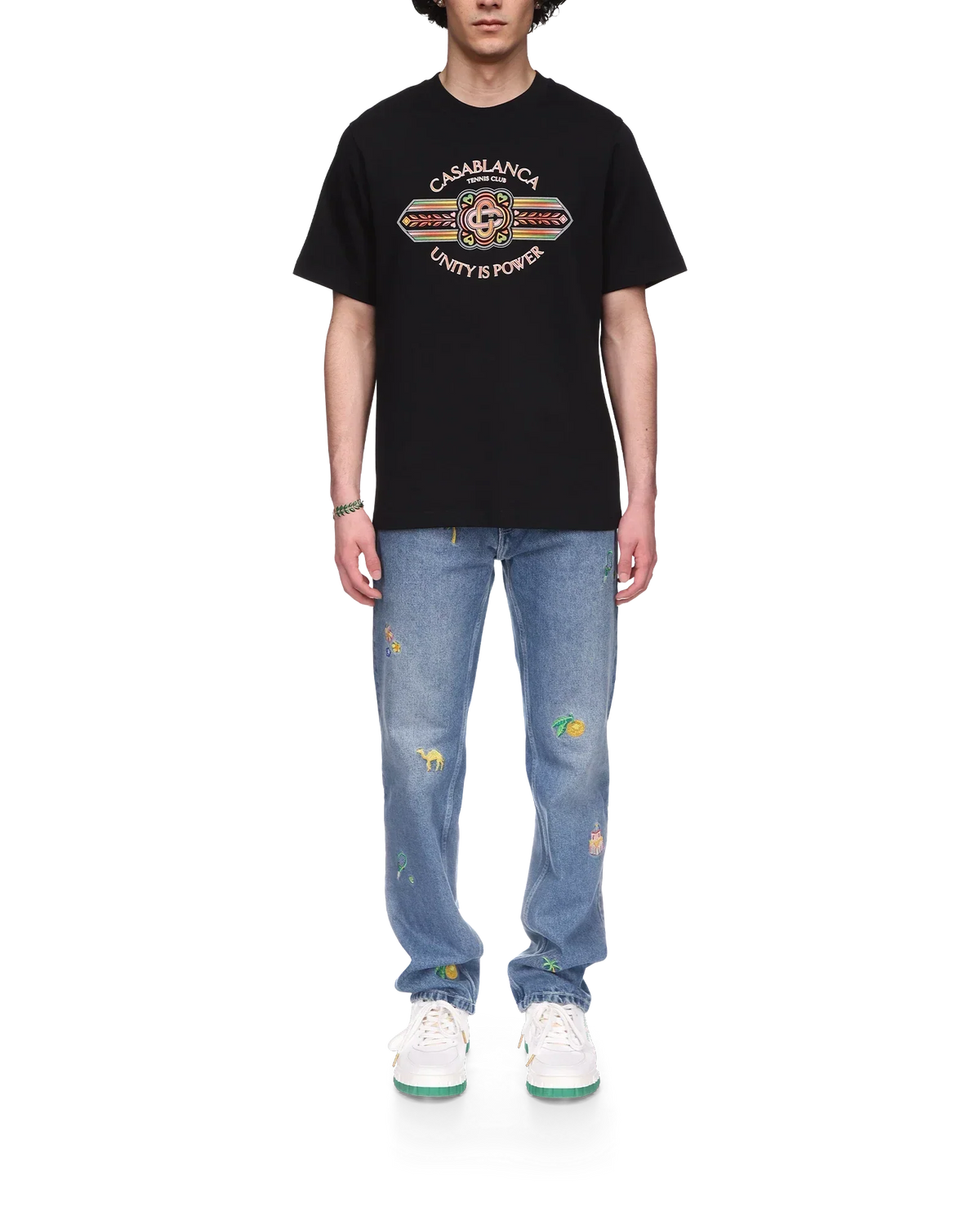Unity Is Power Short Sleeve T-Shirt | Casablanca Paris | Image 2