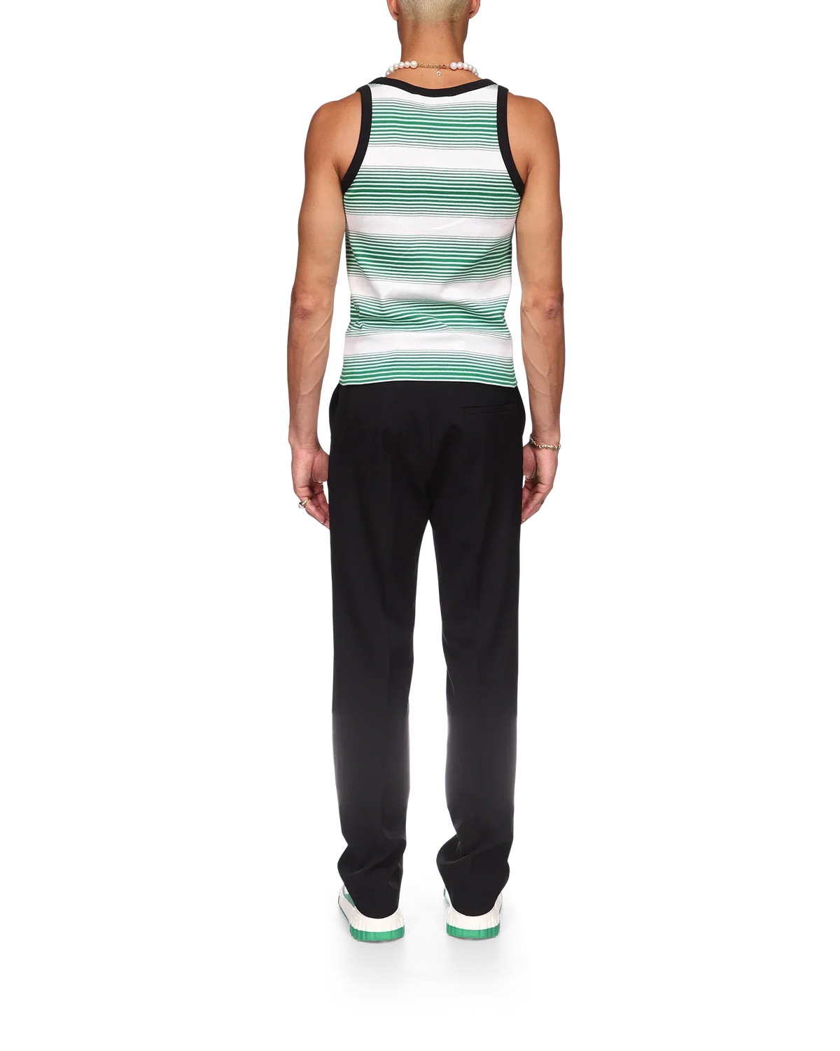 Gradient Stripe Ringer Tank Top | Casablanca Paris | Image 4